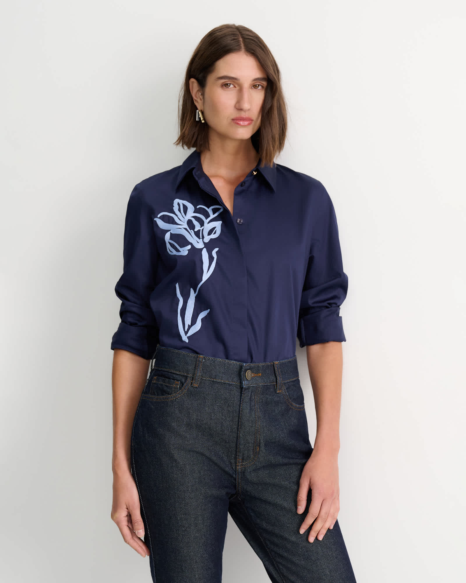 Iris Embroidered Shirt