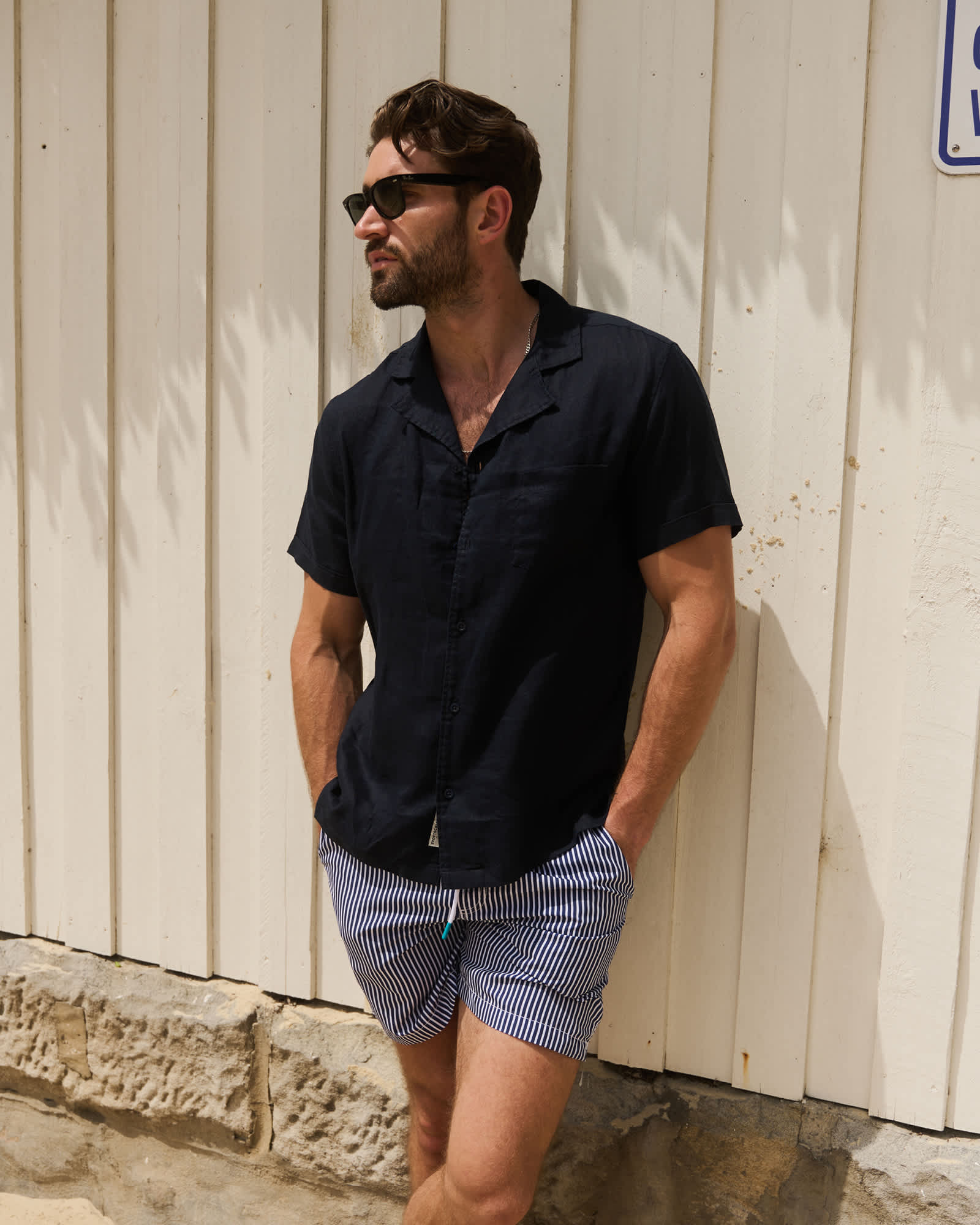 Short Sleeve Stanton Linen Shirt