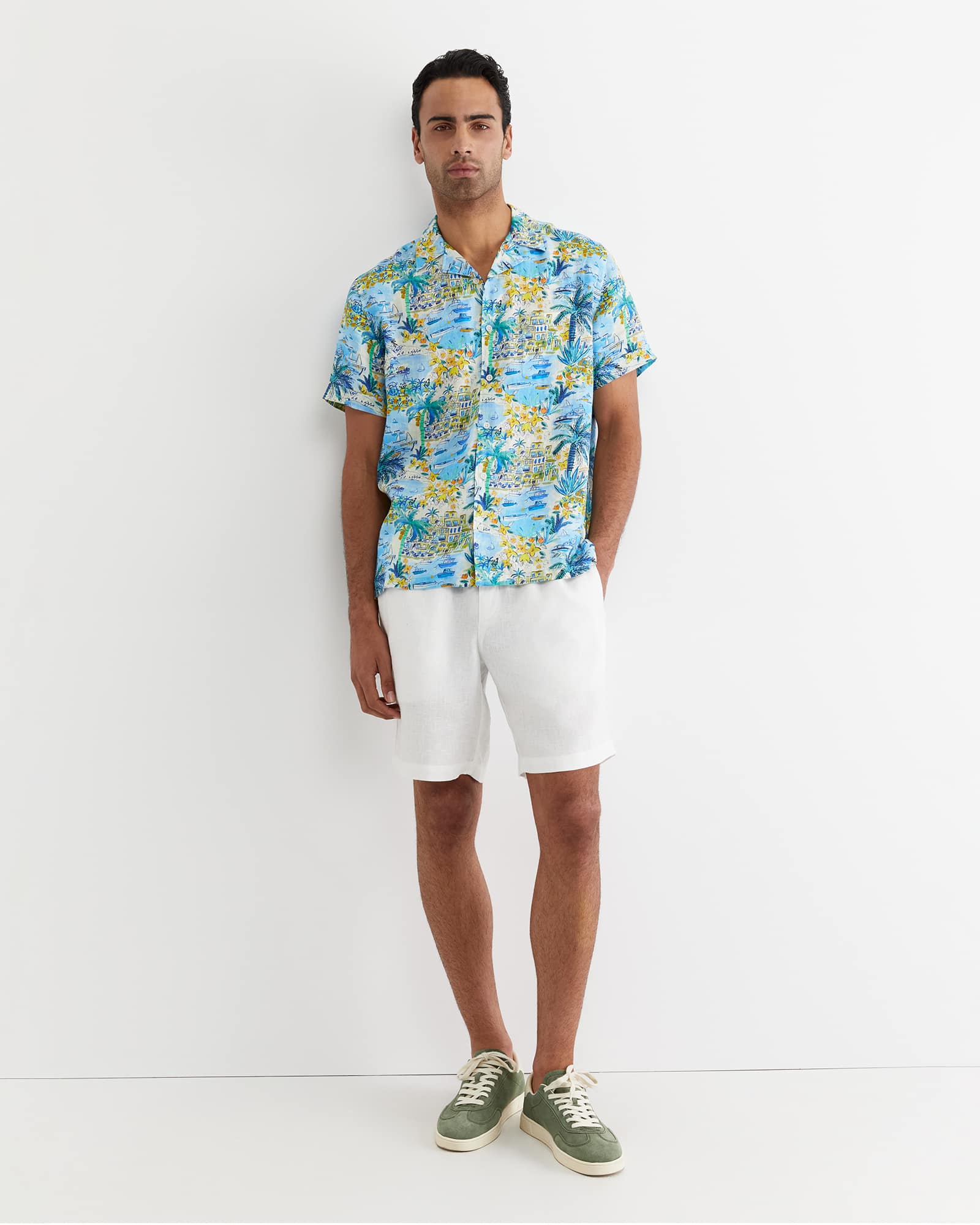 Vic Short Sleeve Liberty Cuban Shirt