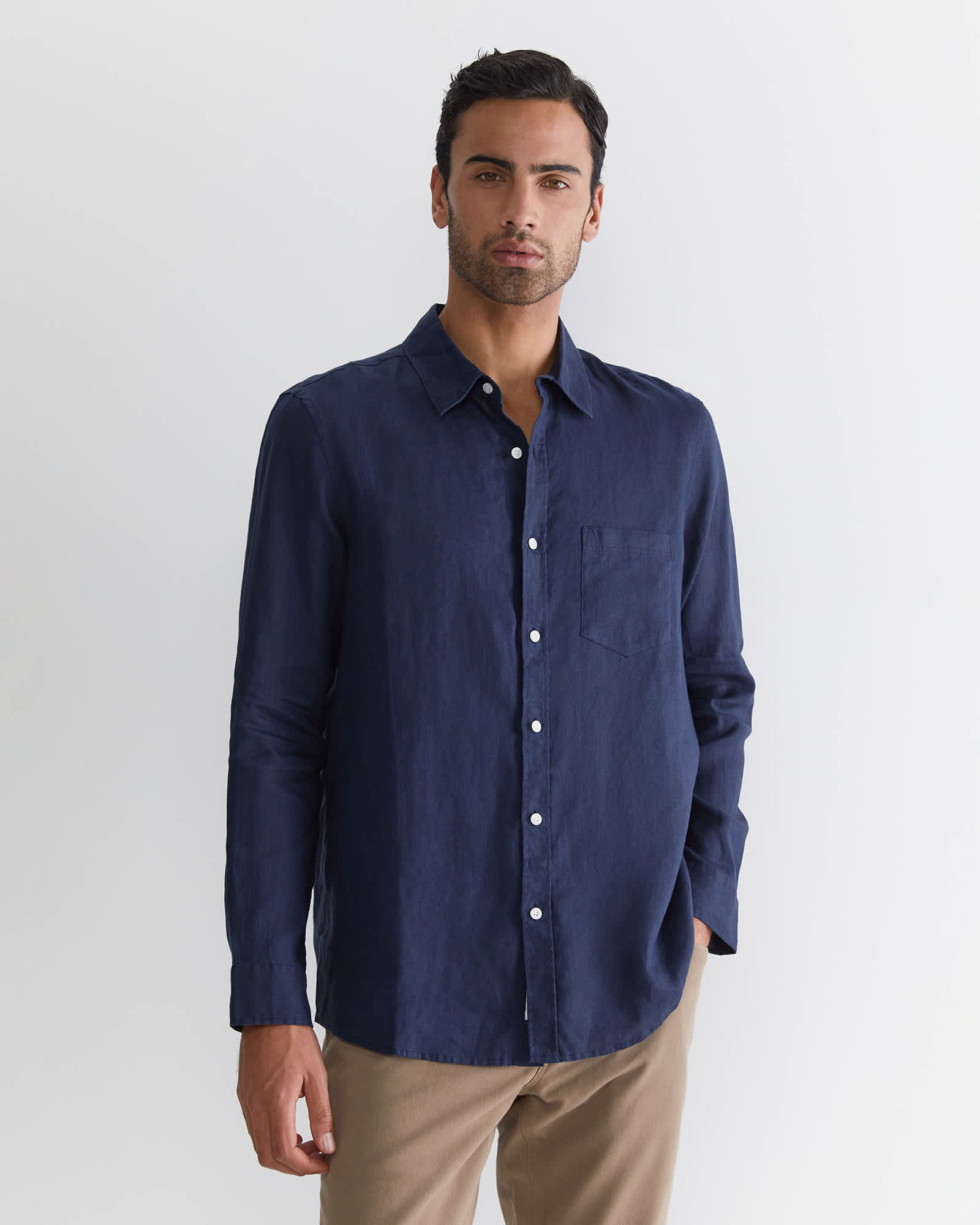 Long Sleeve Linen Shirt