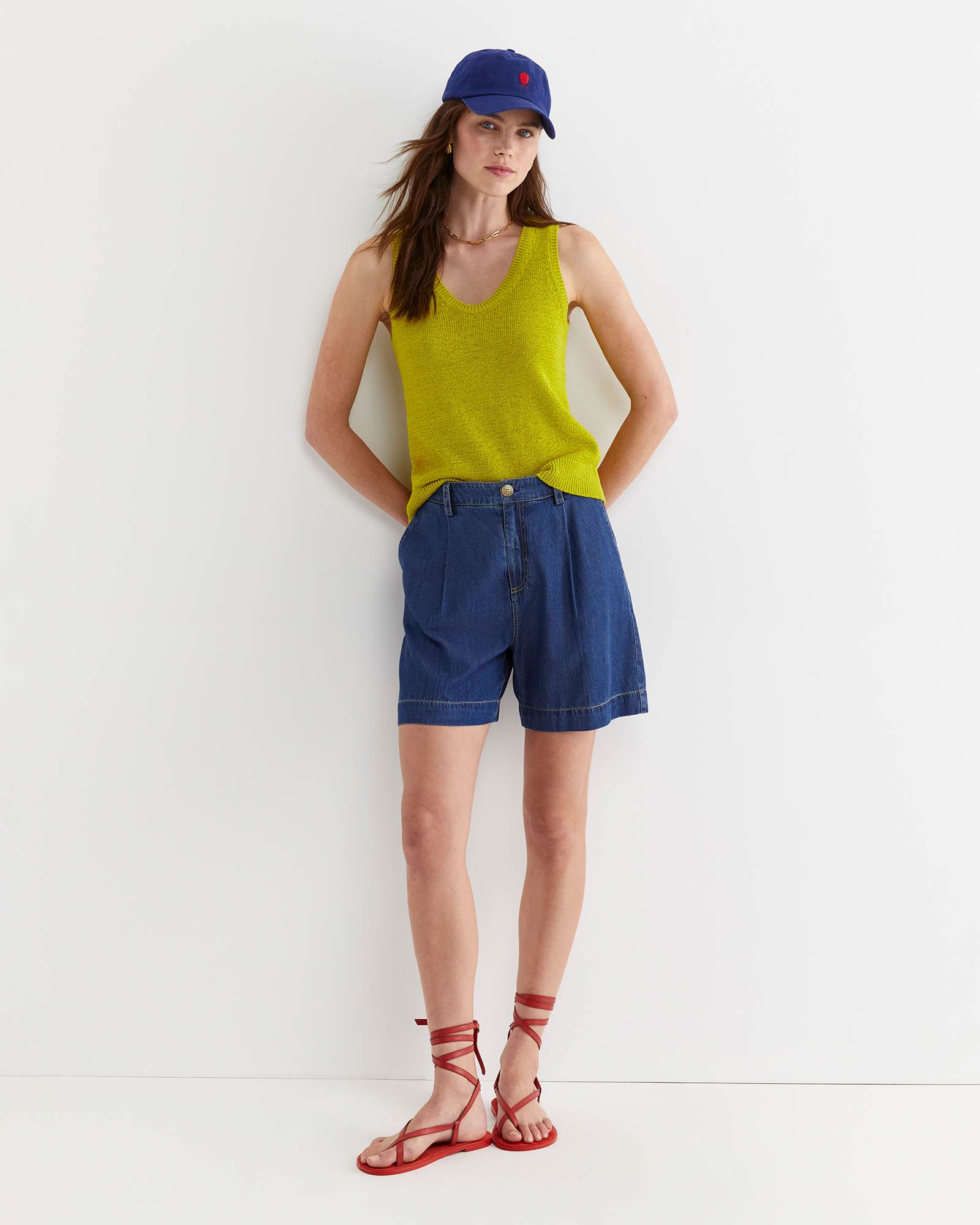 Josie Tape Yarn Singlet