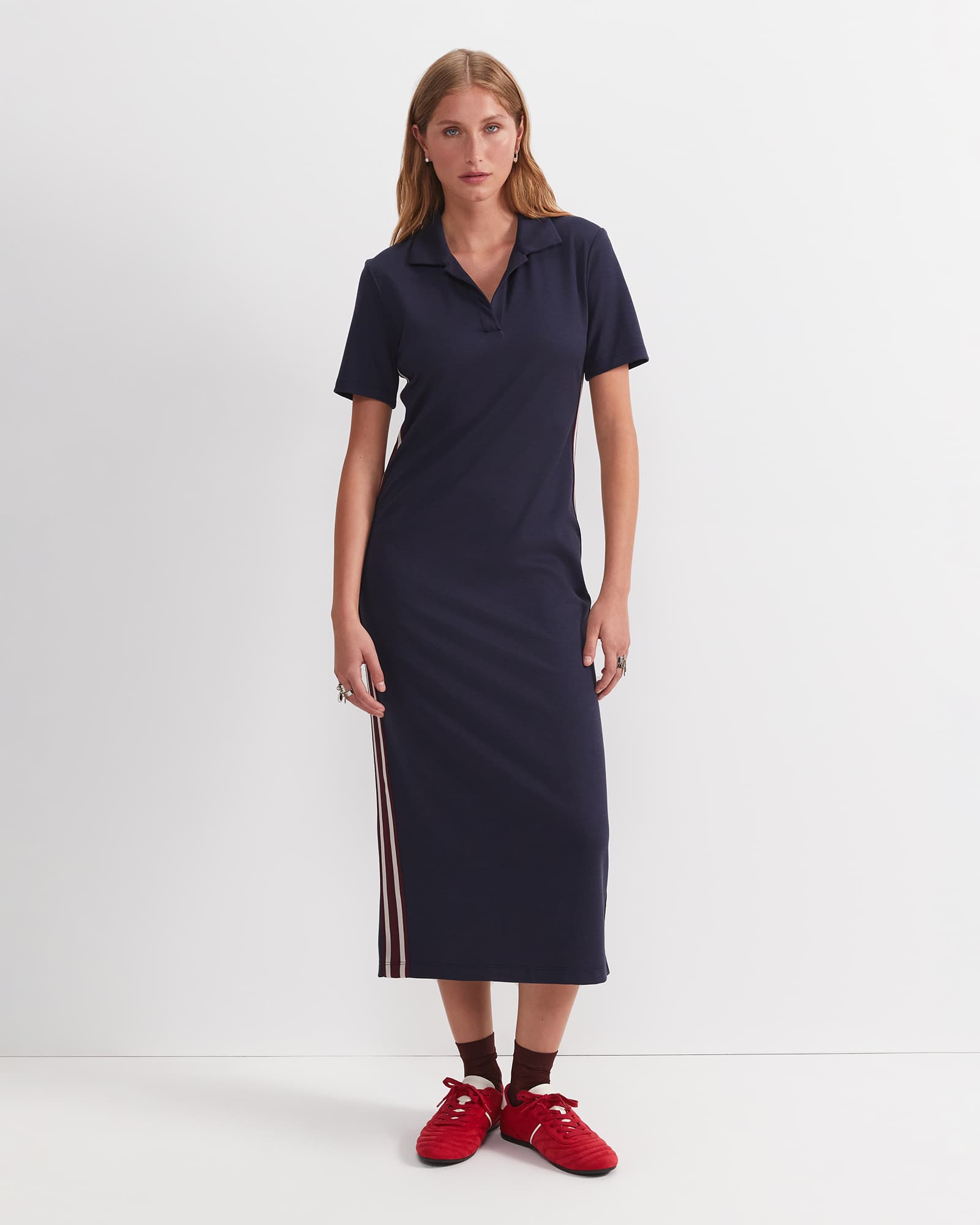 Misha Polo Midi Dress