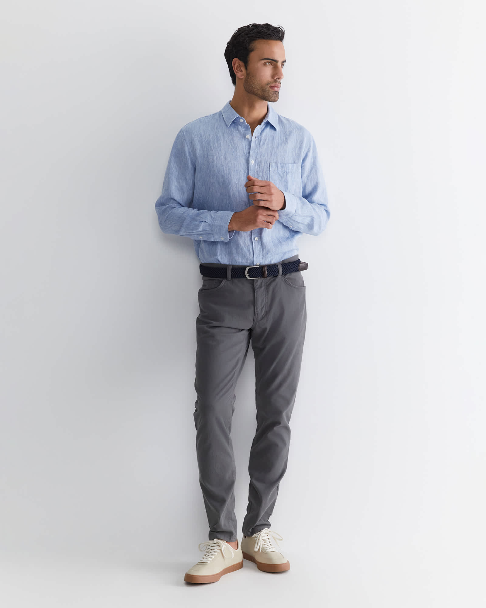 Long Sleeve Linen Shirt