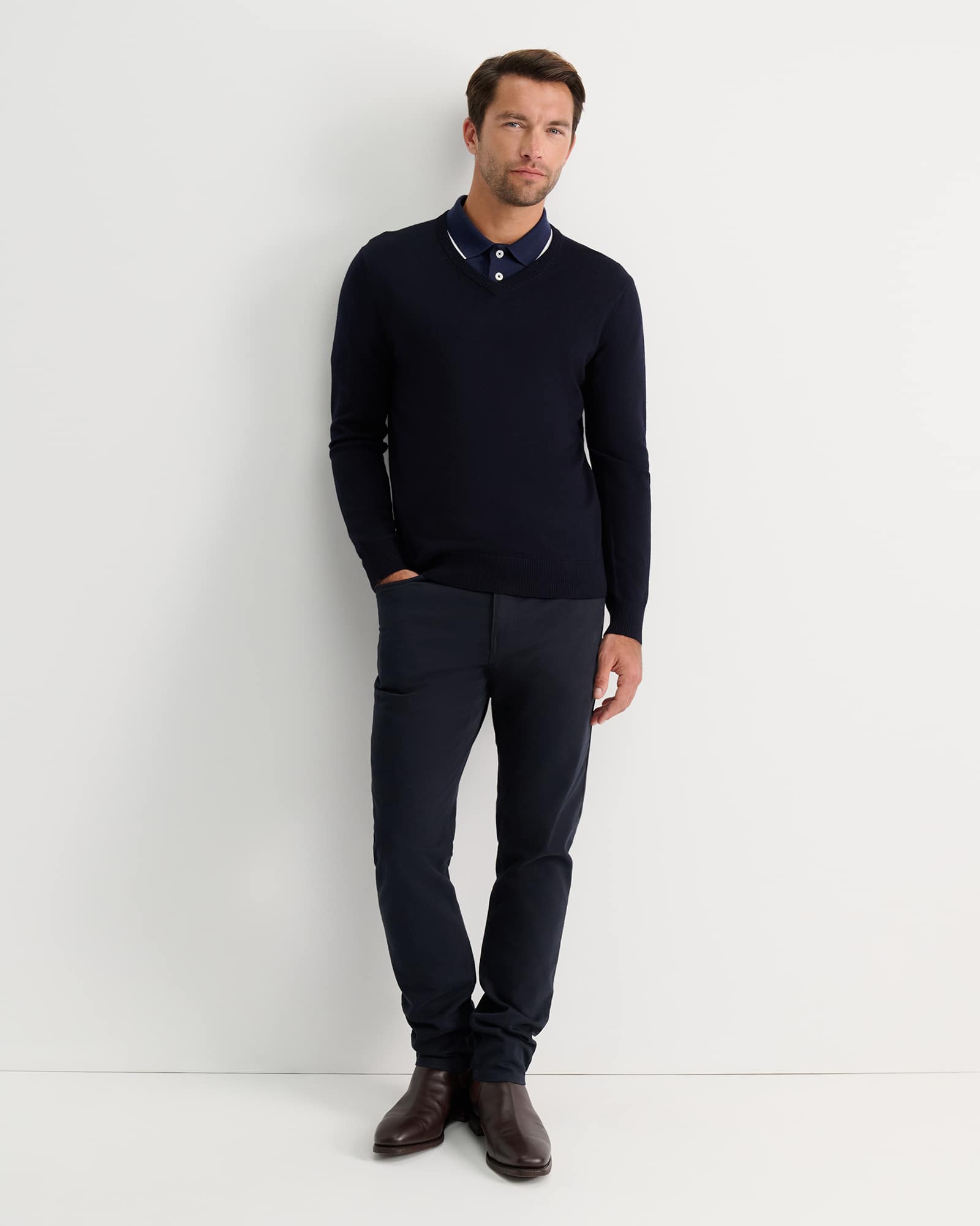 Merino V-Neck Knit