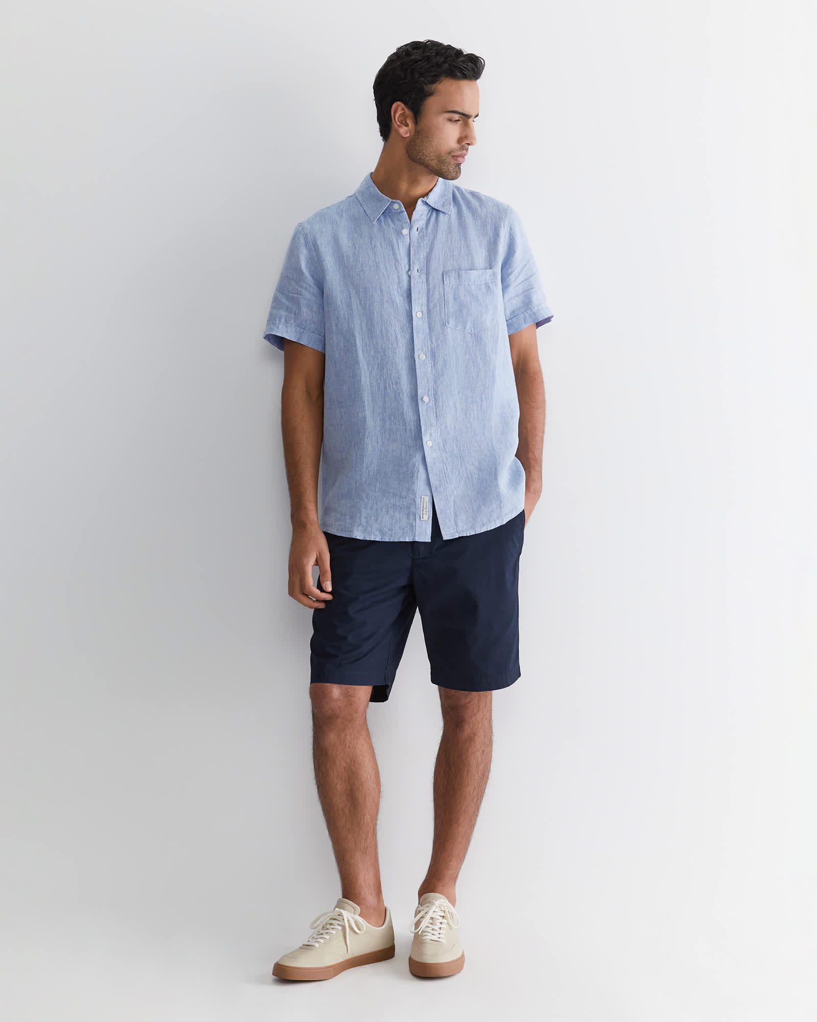 Short Sleeve Linen Shirt