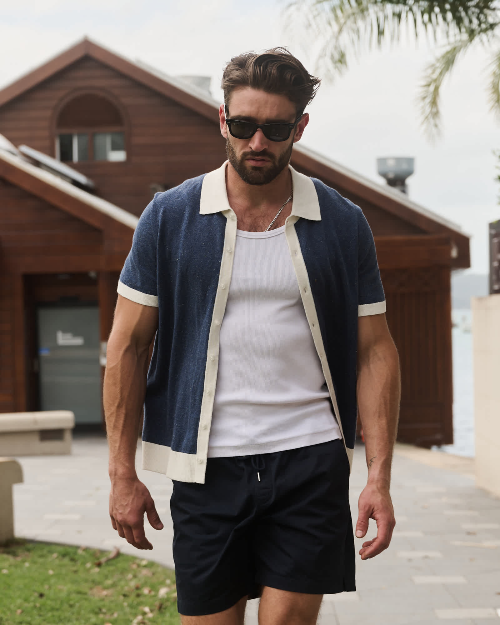 Ellis Knitted Short Sleeve Shirt