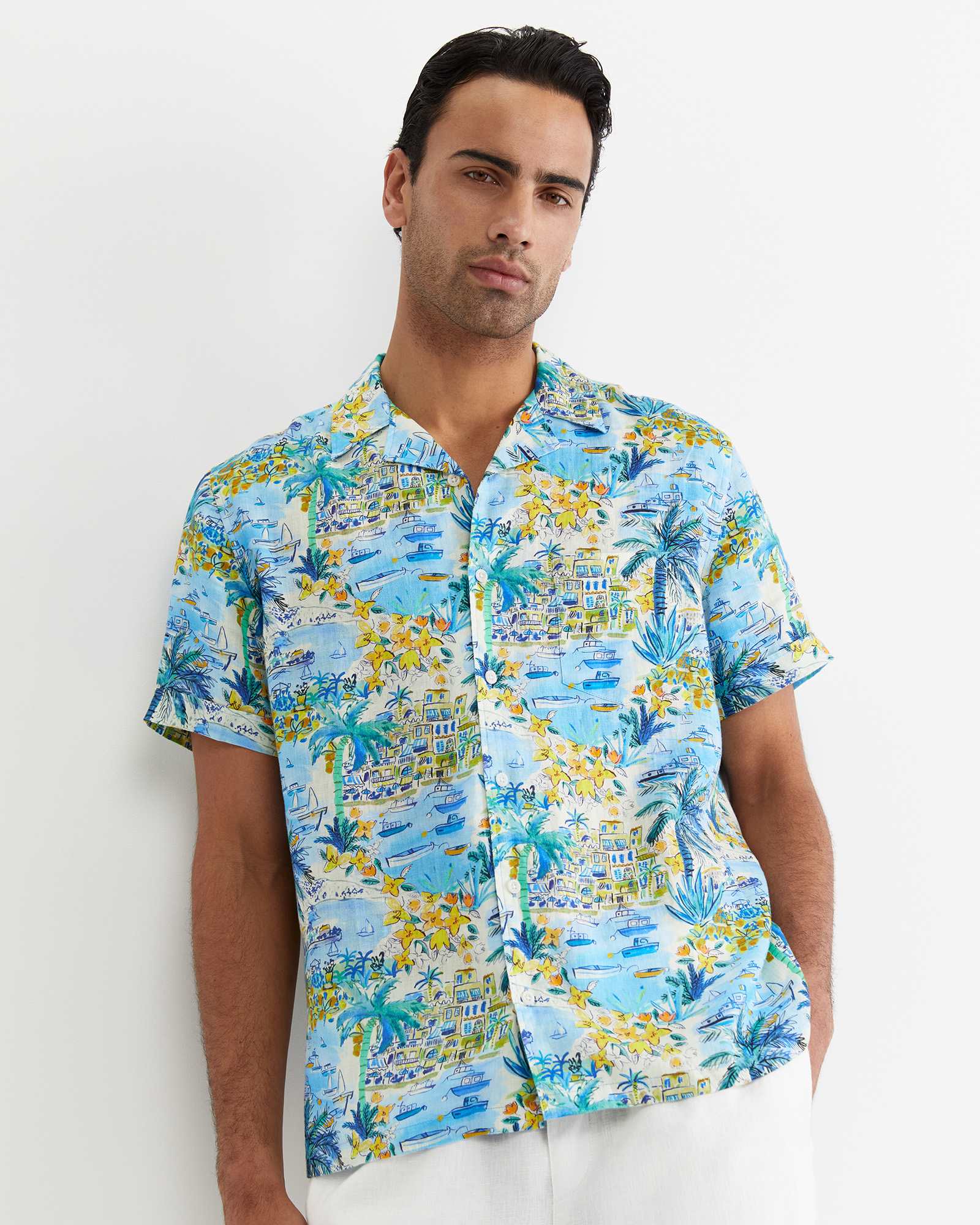 Vic Short Sleeve Liberty Cuban Shirt