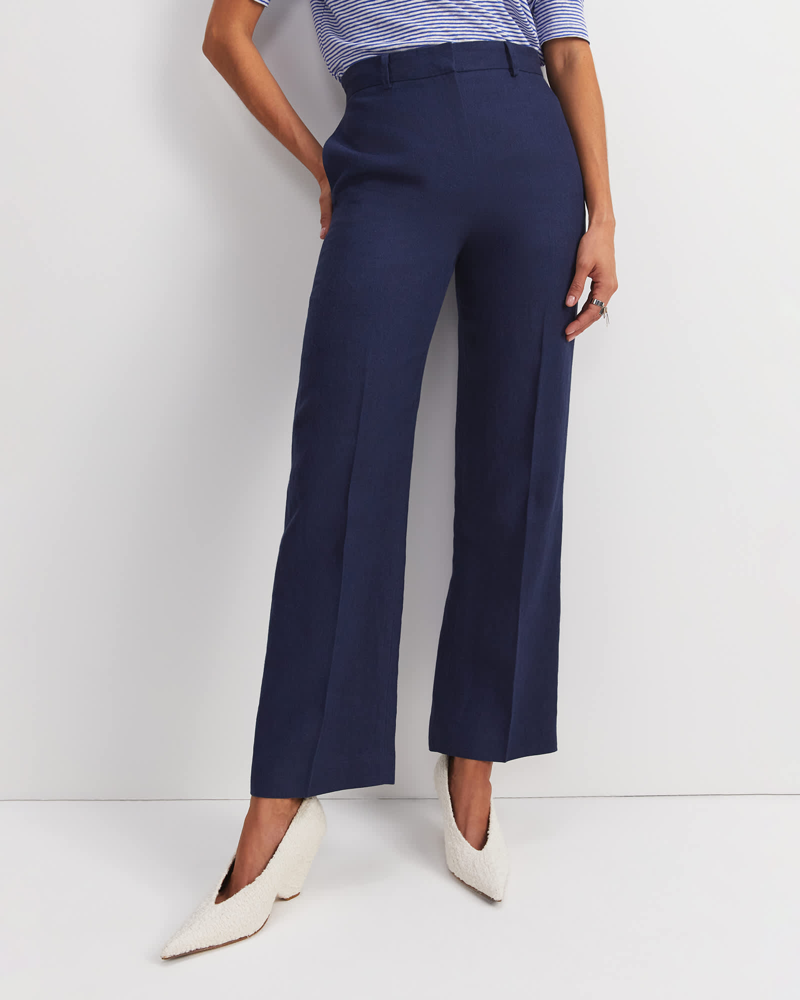Freya Straight Linen Pant