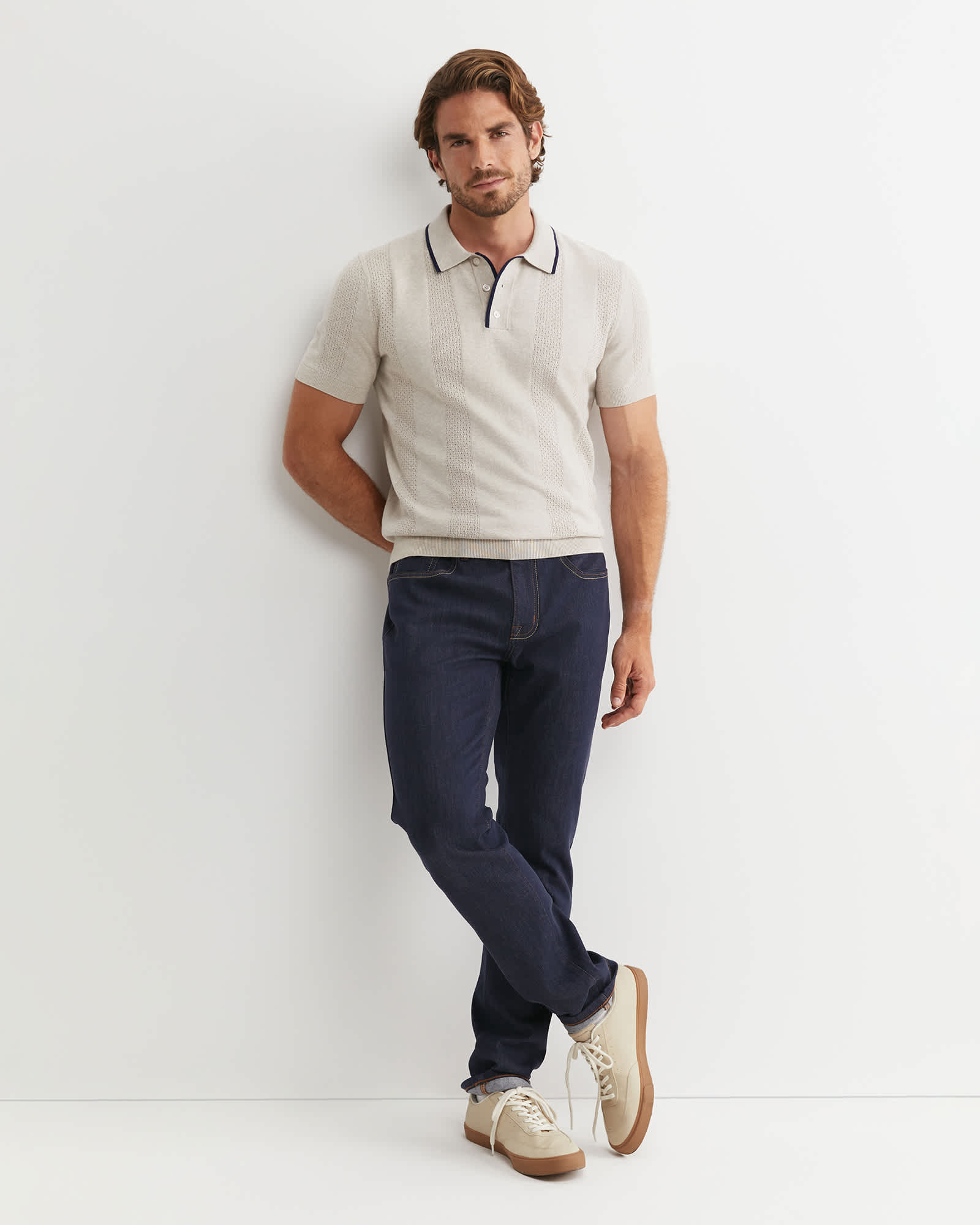 Luka Short Sleeve Knit Polo