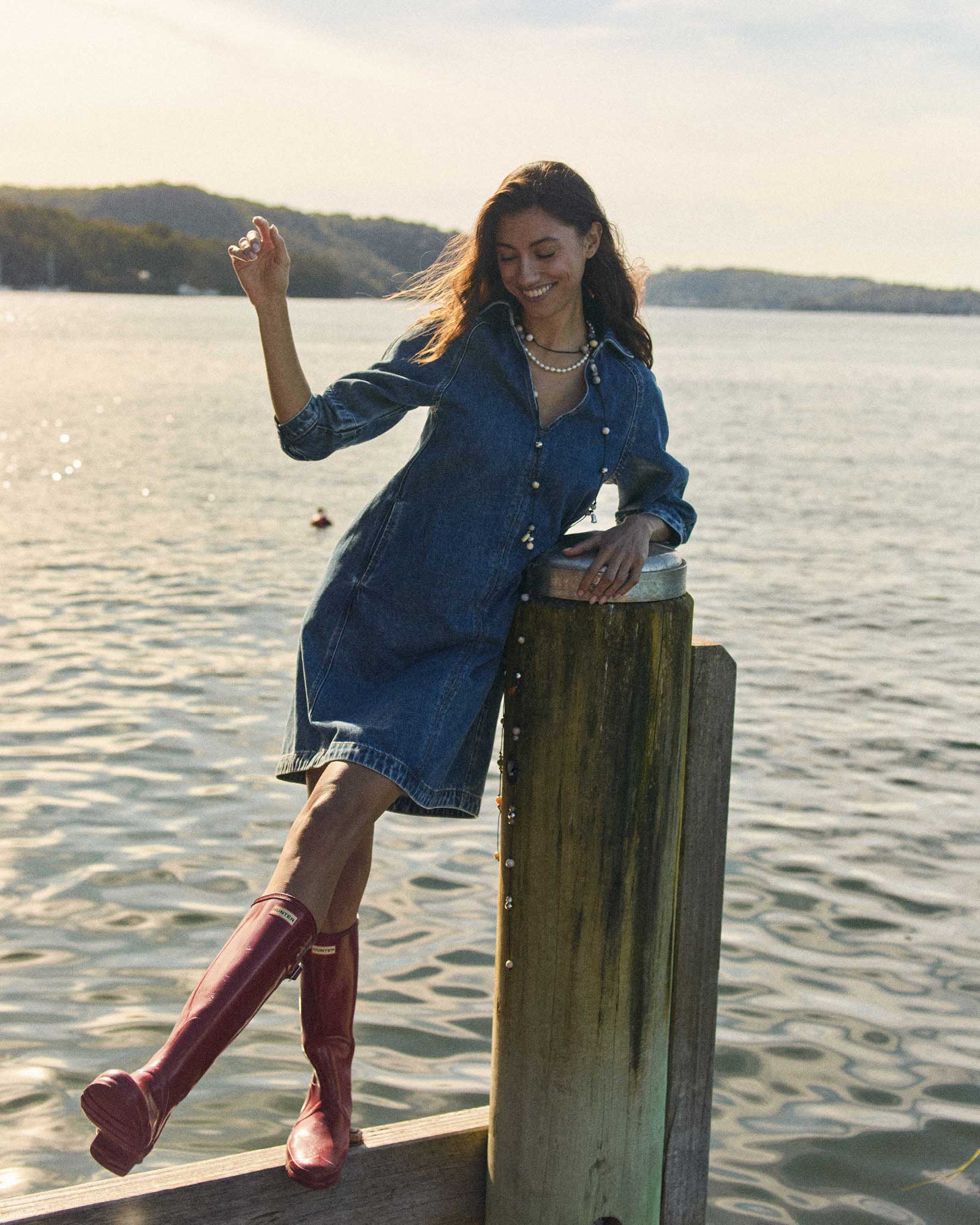 Allegra Denim Mini Dress