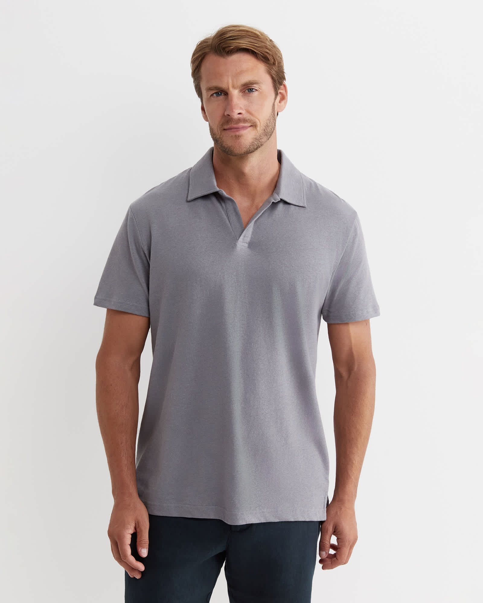 Osborne Linen Blend Polo