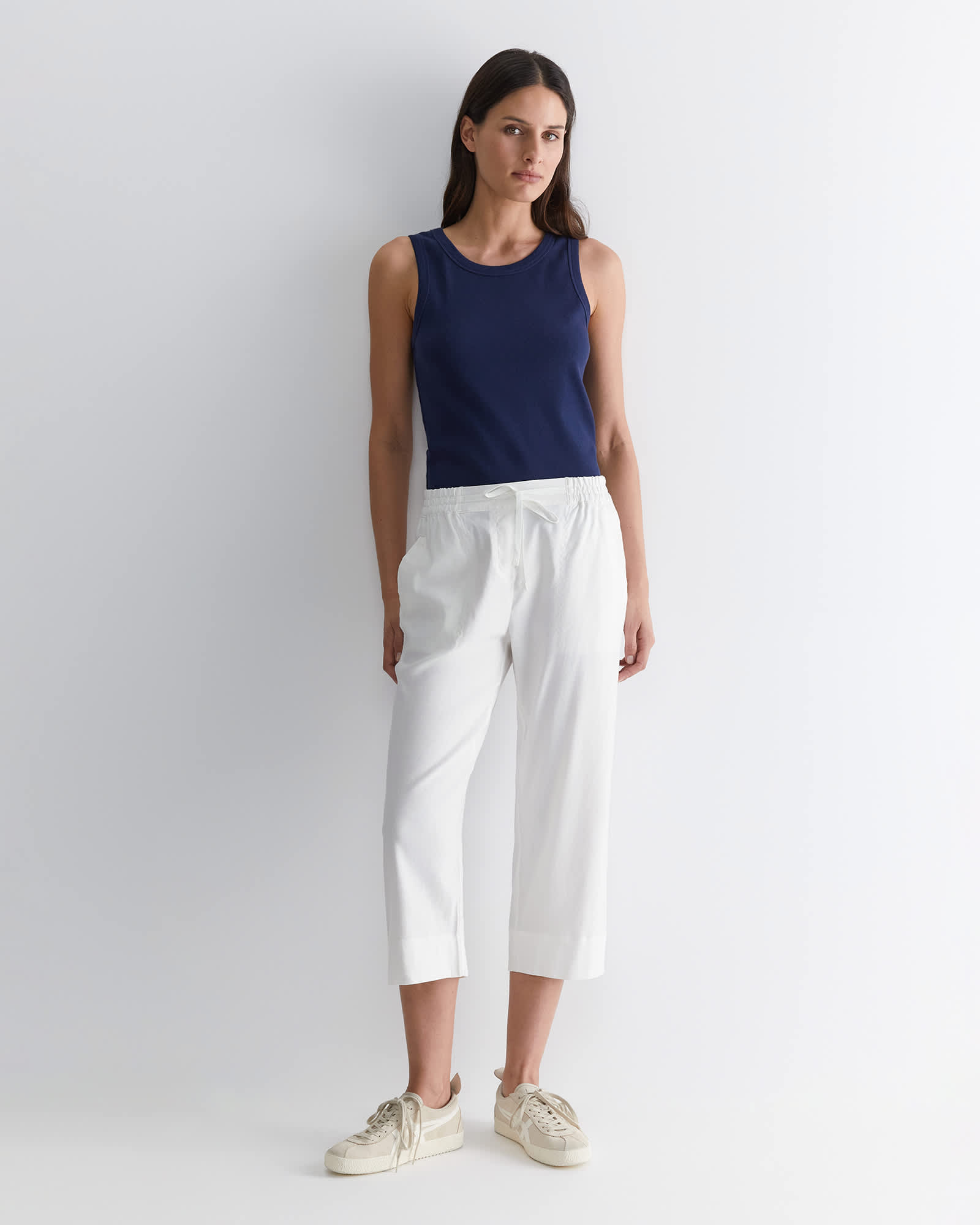 Rosa Crop Linen Pant