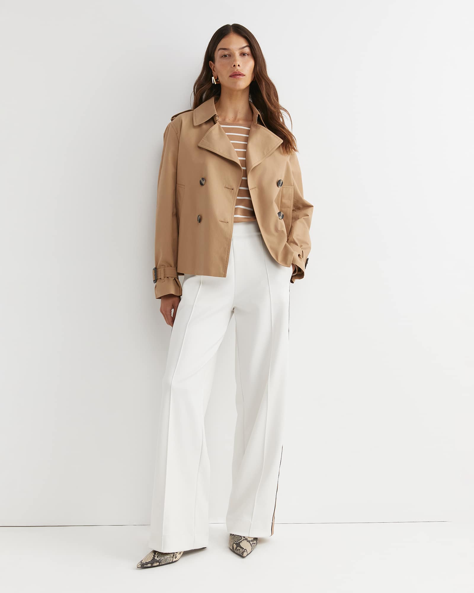 Audrey Crop Trench