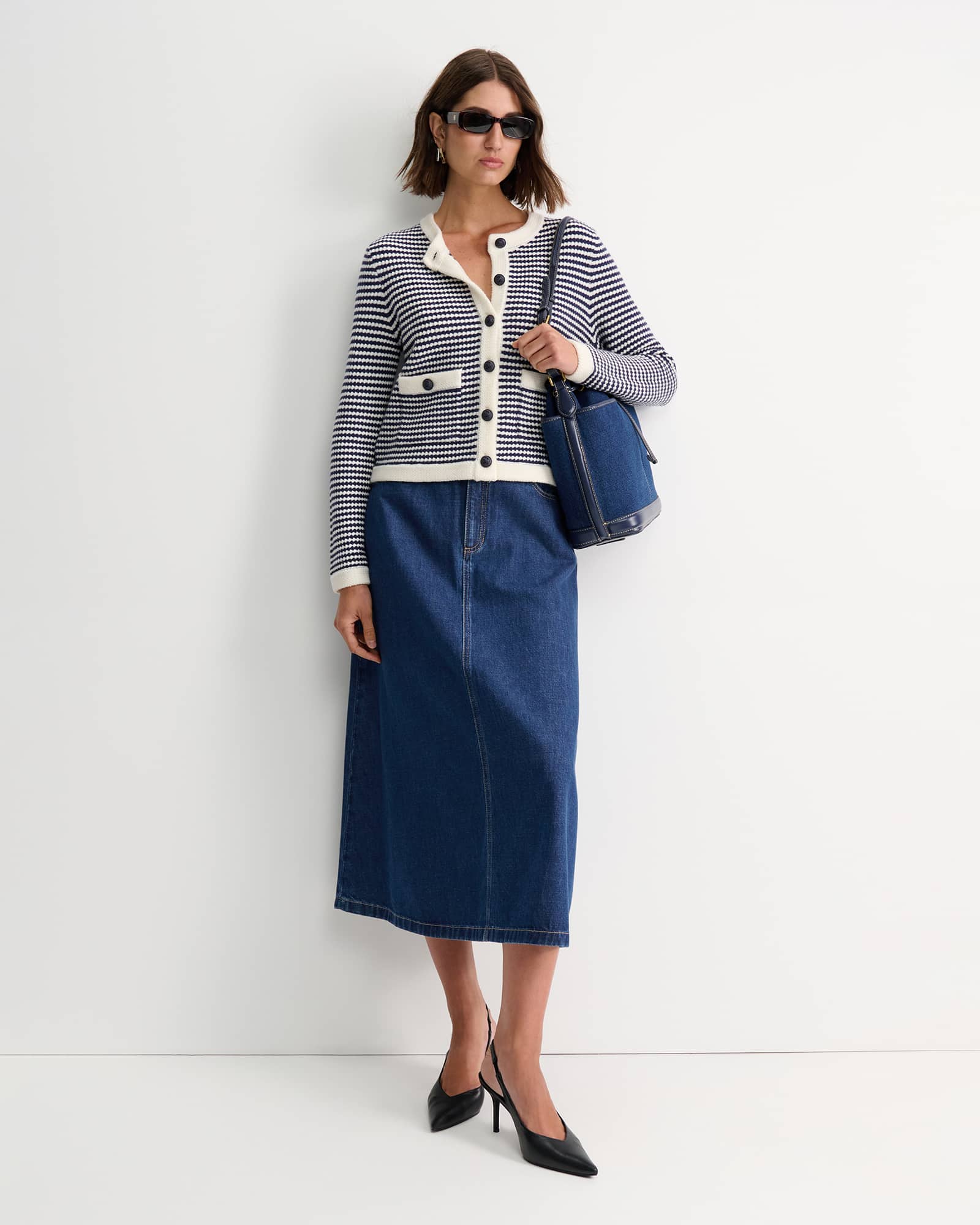 Joyce Merino Wool Cardigan