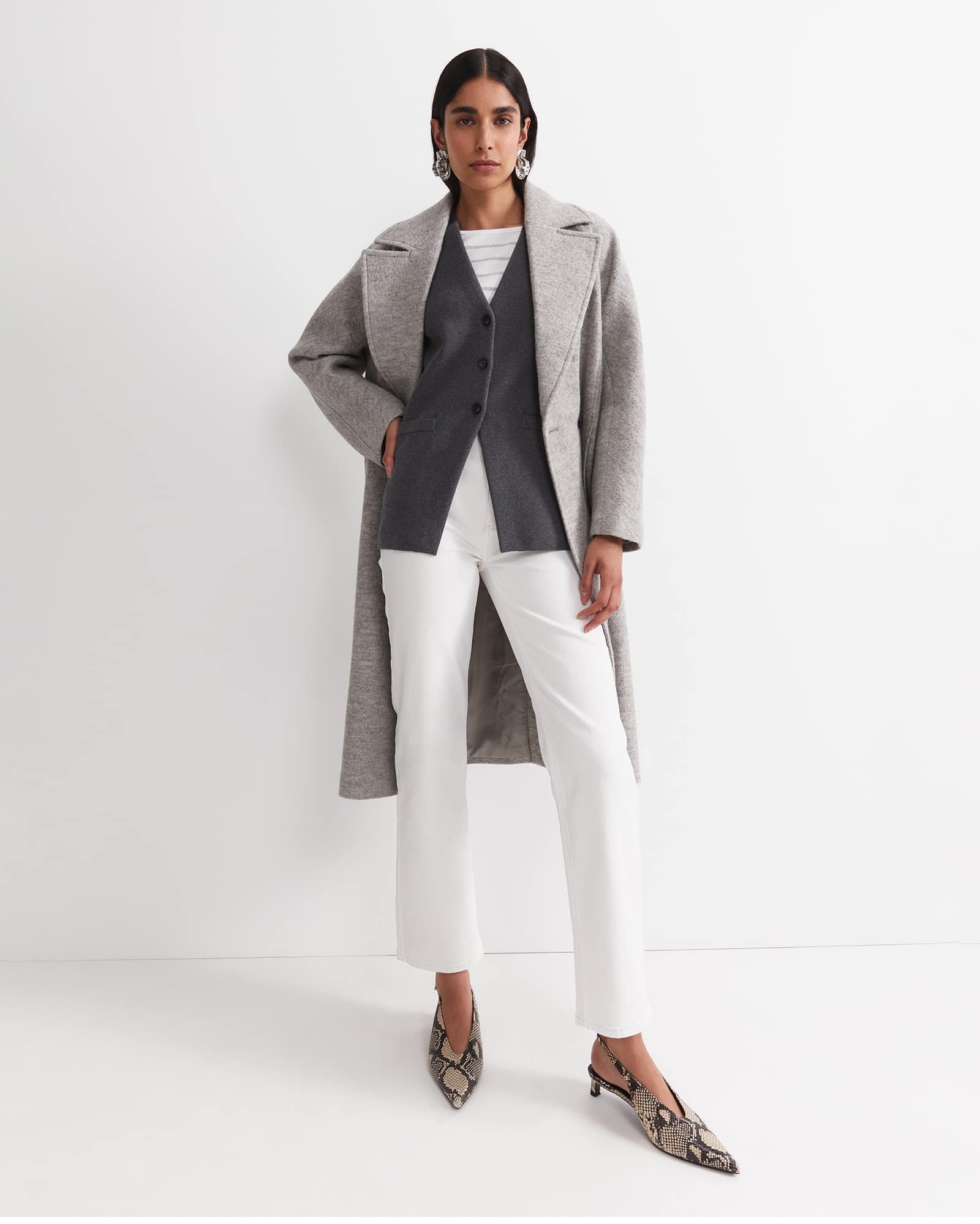 Cotton Cashmere Knit Vest