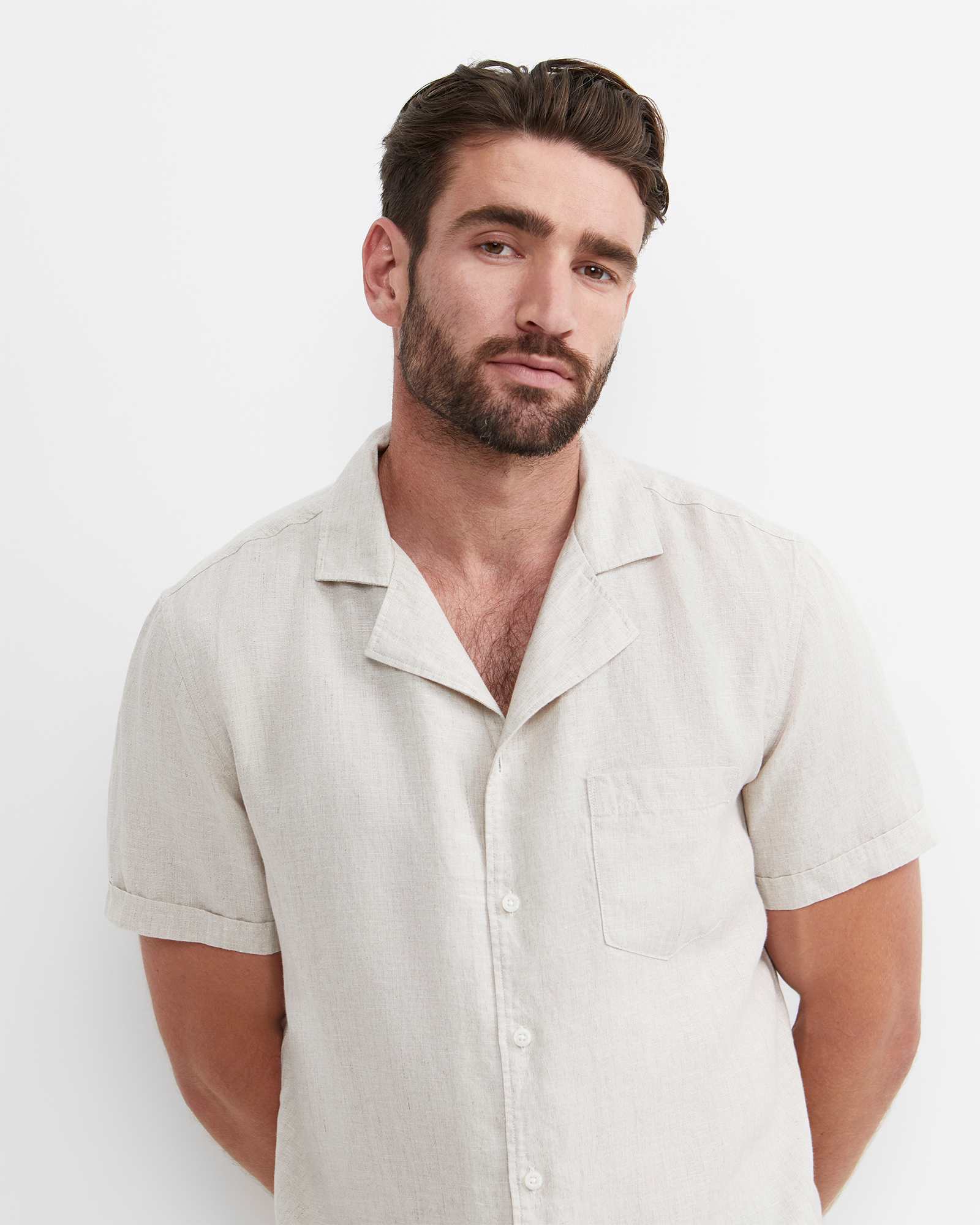 Short Sleeve Stanton Linen Shirt