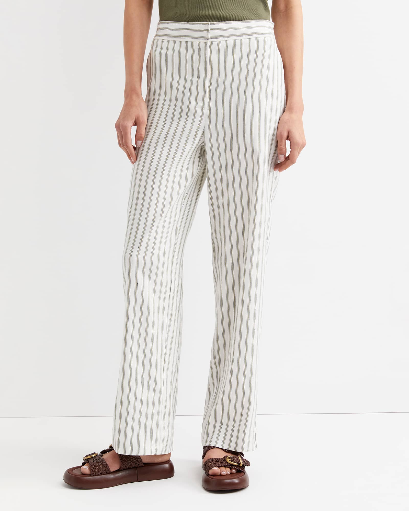Rosa Wide Leg Linen Pant