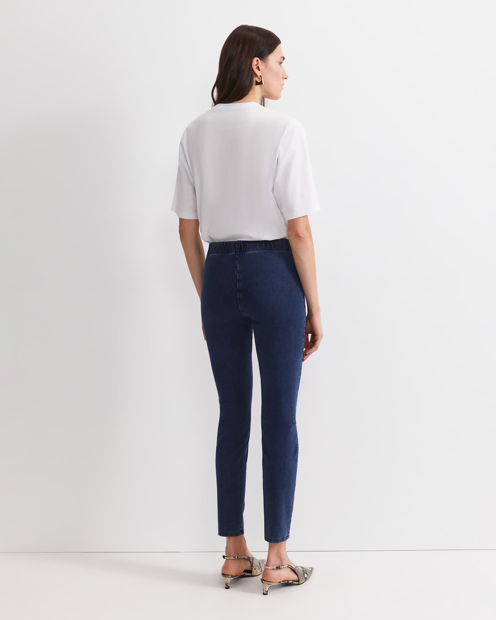 Felicity Denim Pull On Pant