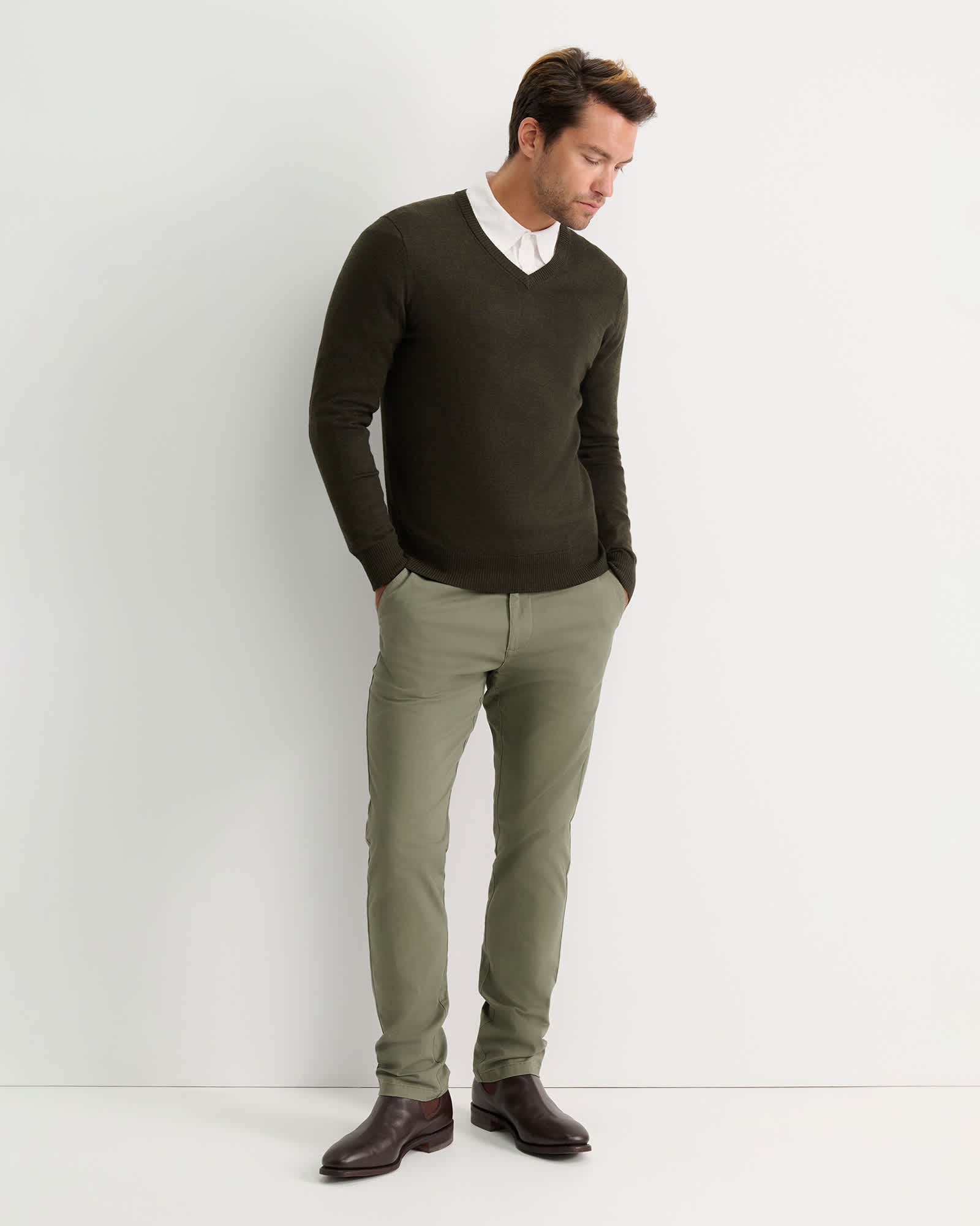 Merino V-Neck Knit