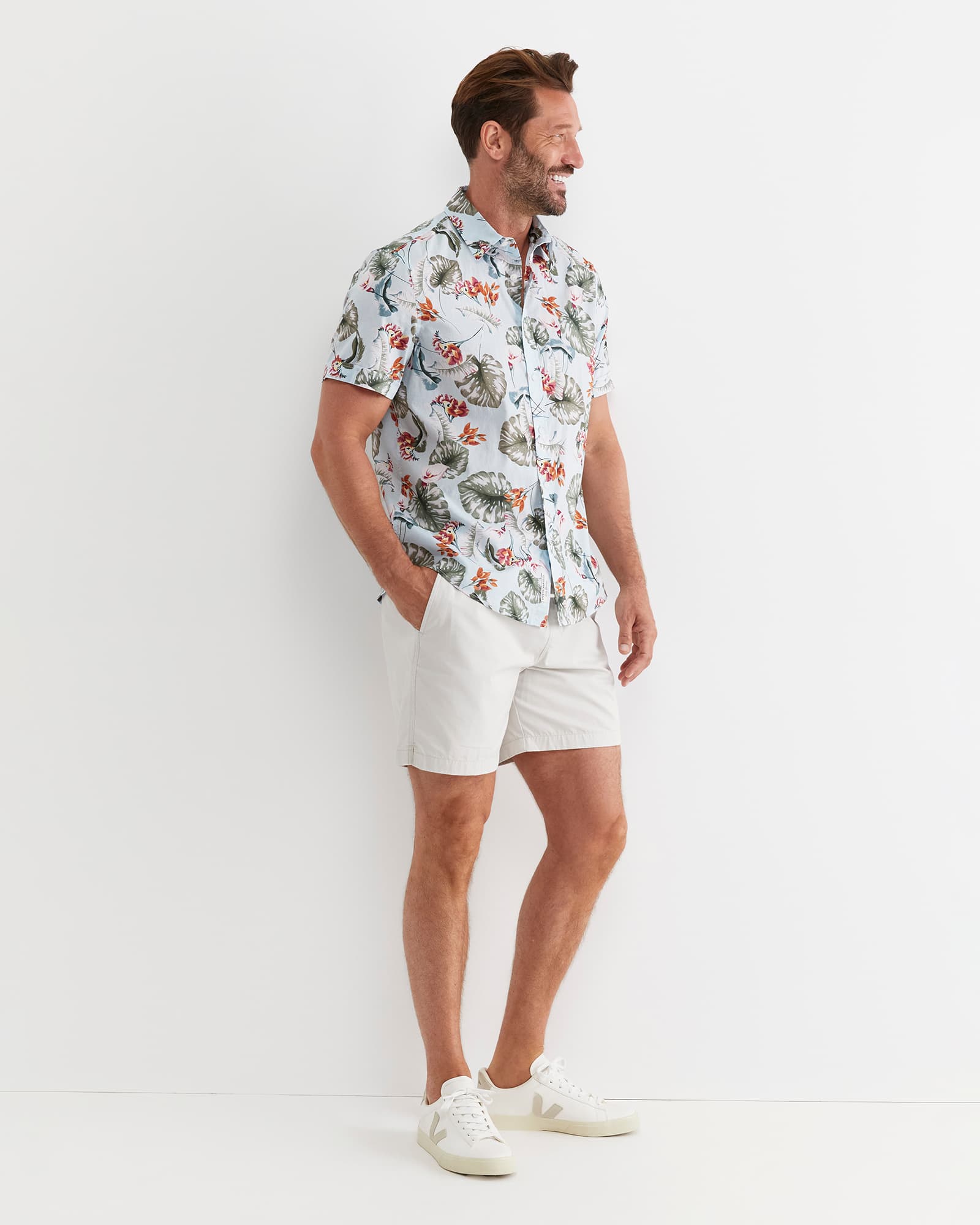 Percy Short Sleeve Cotton Shirt