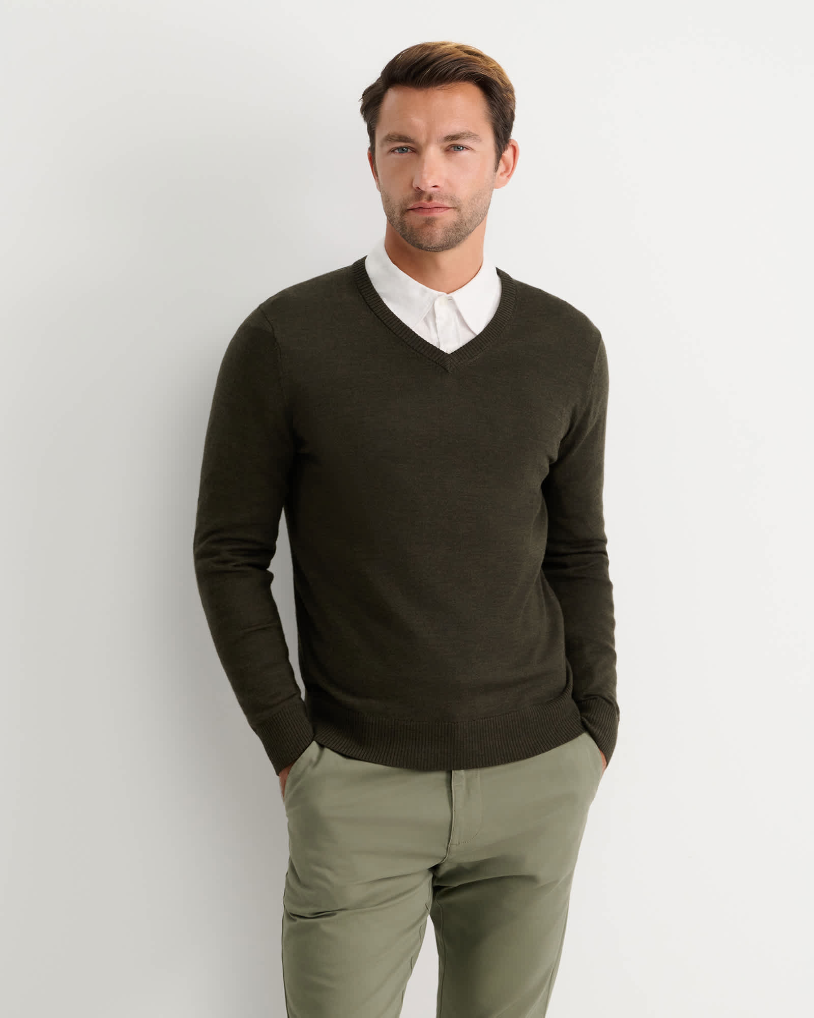 Merino V-Neck Knit