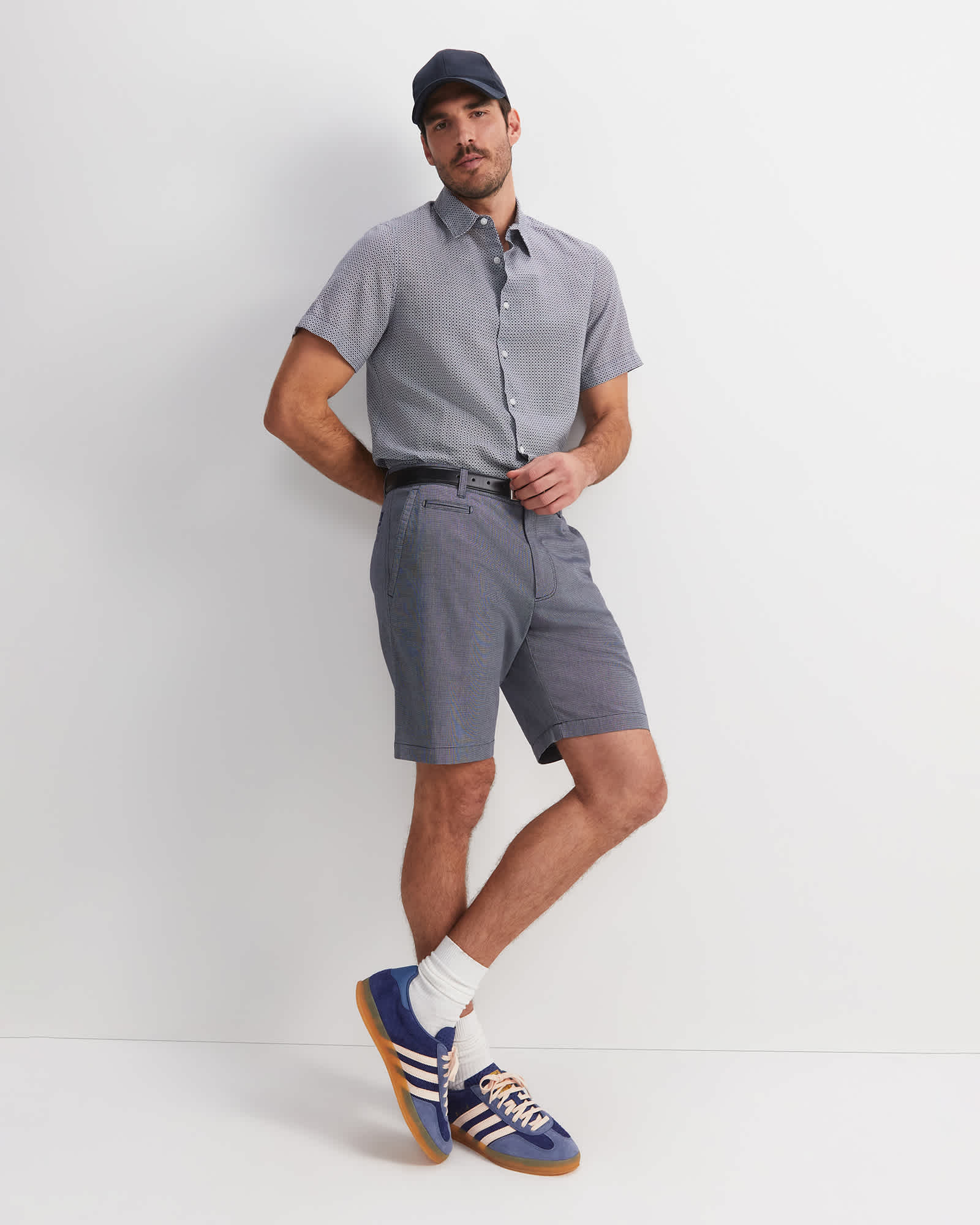 Brett Short Sleeve Print Shirt