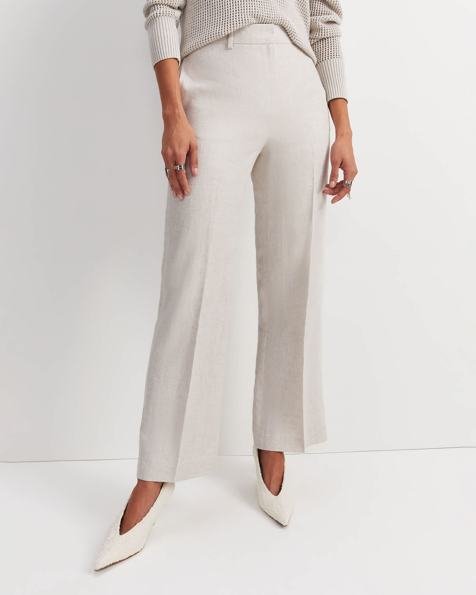 Freya Straight Linen Pant