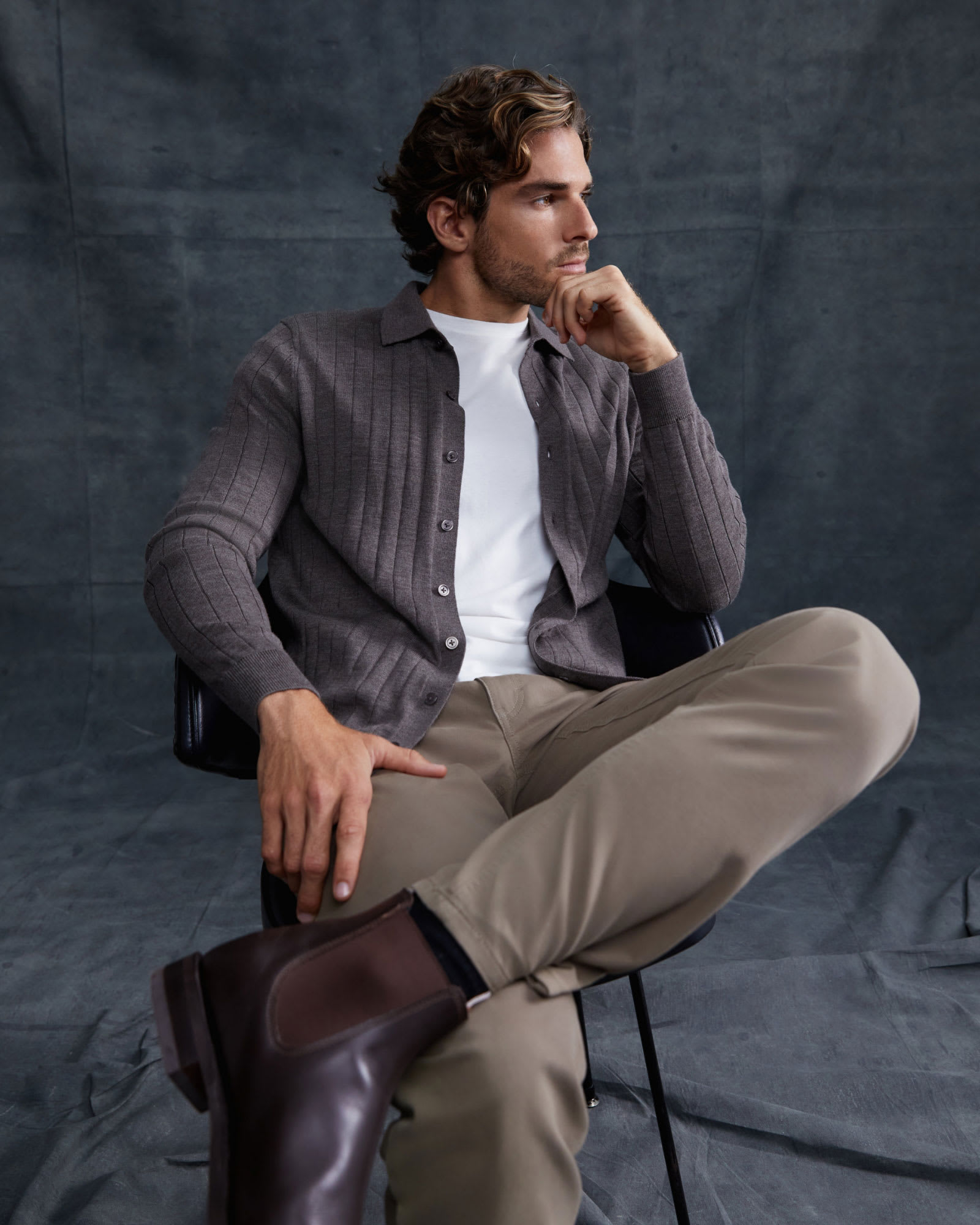 Angus Merino Knit Shirt