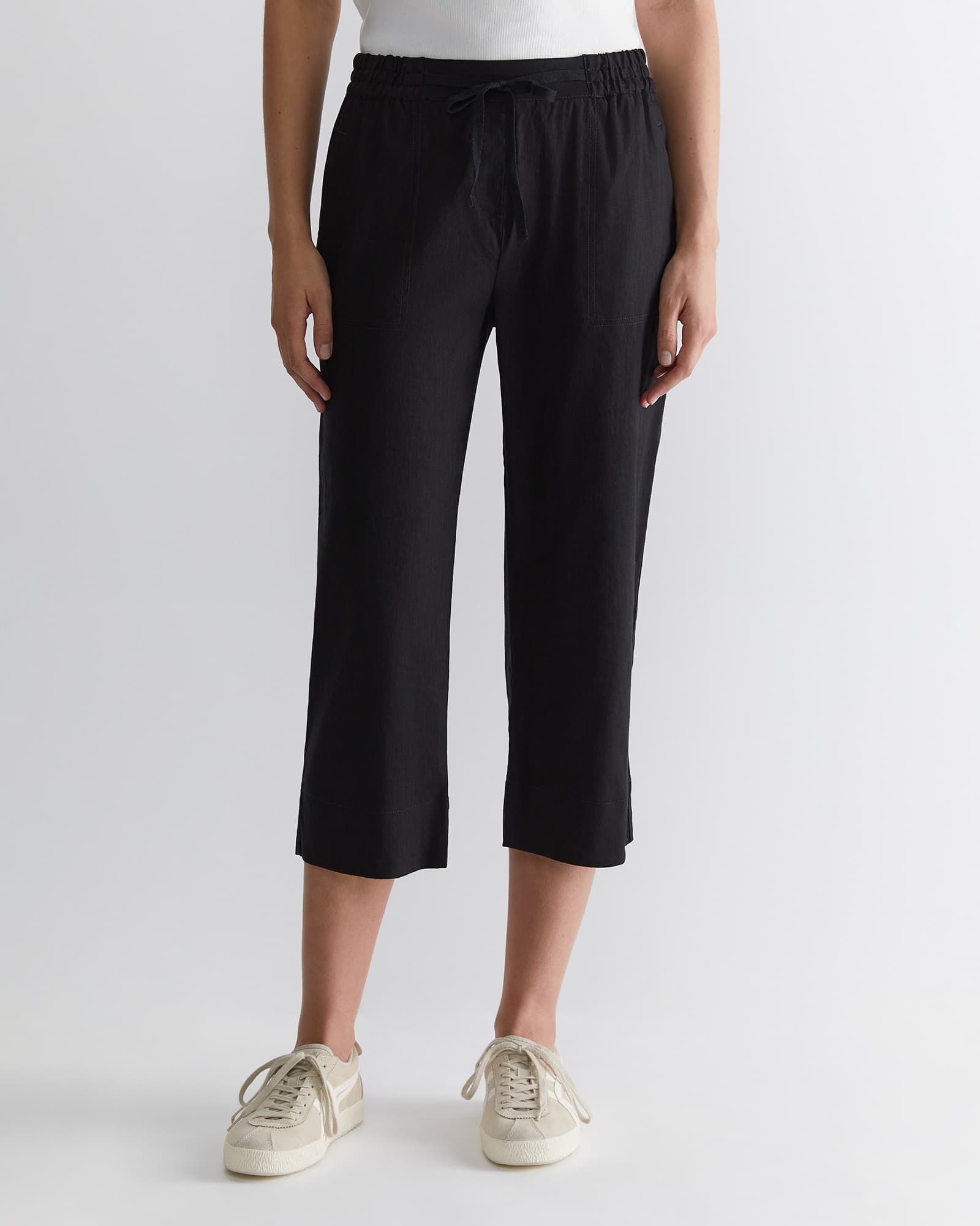 Rosa Crop Linen Pant