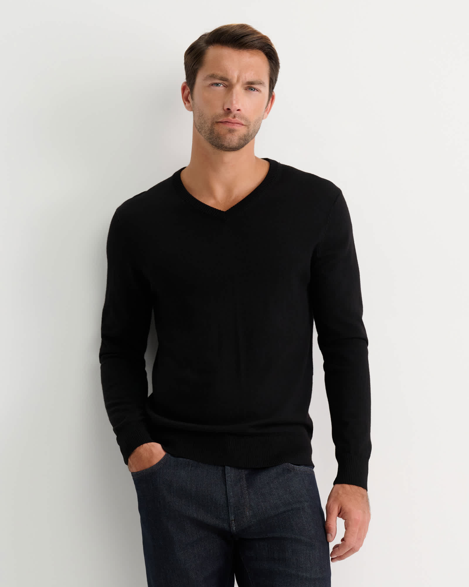 Merino V-Neck Knit