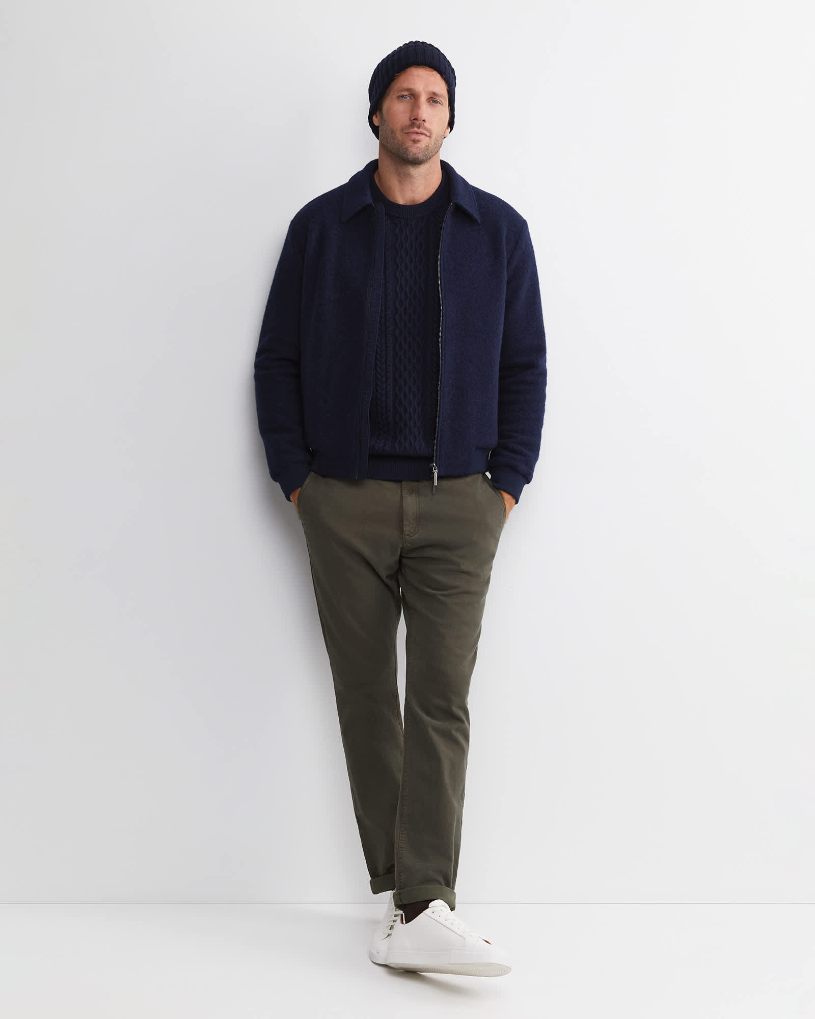 Joshua Cable Crew Knit