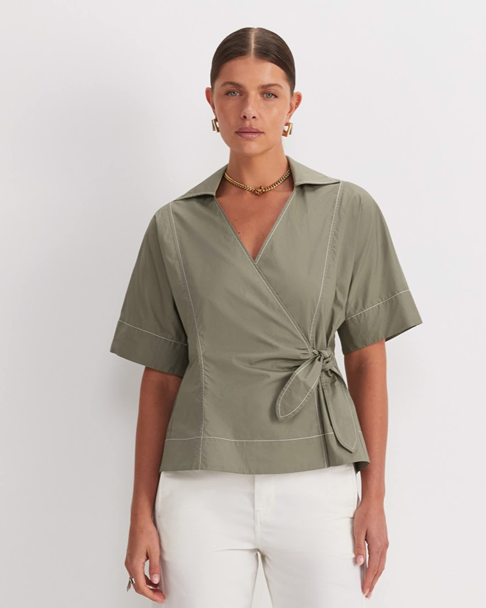 Shiloh Wrap Top