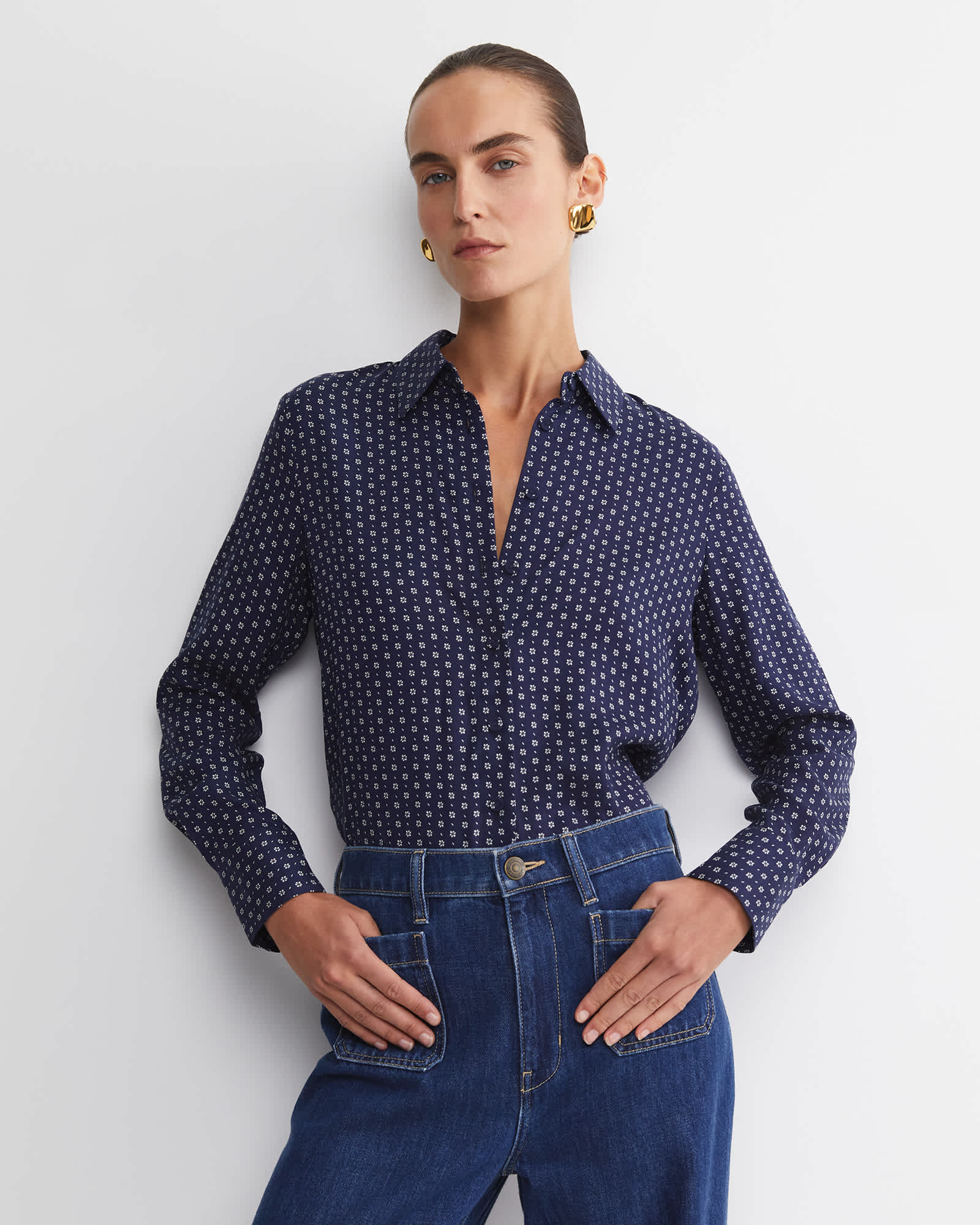 Geo Long Sleeve Shirt