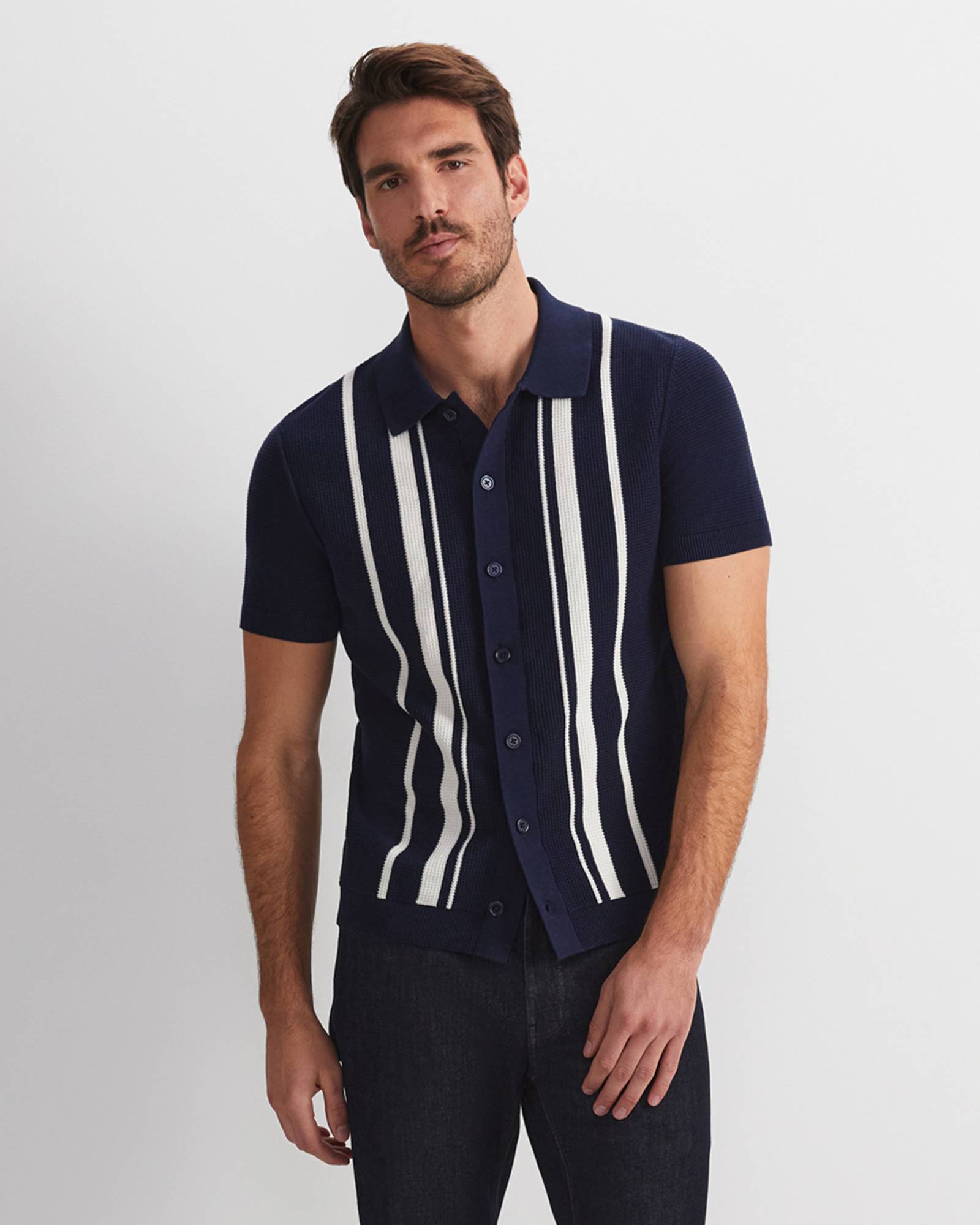 Ethan Stripe Short Sleeve Shirt
