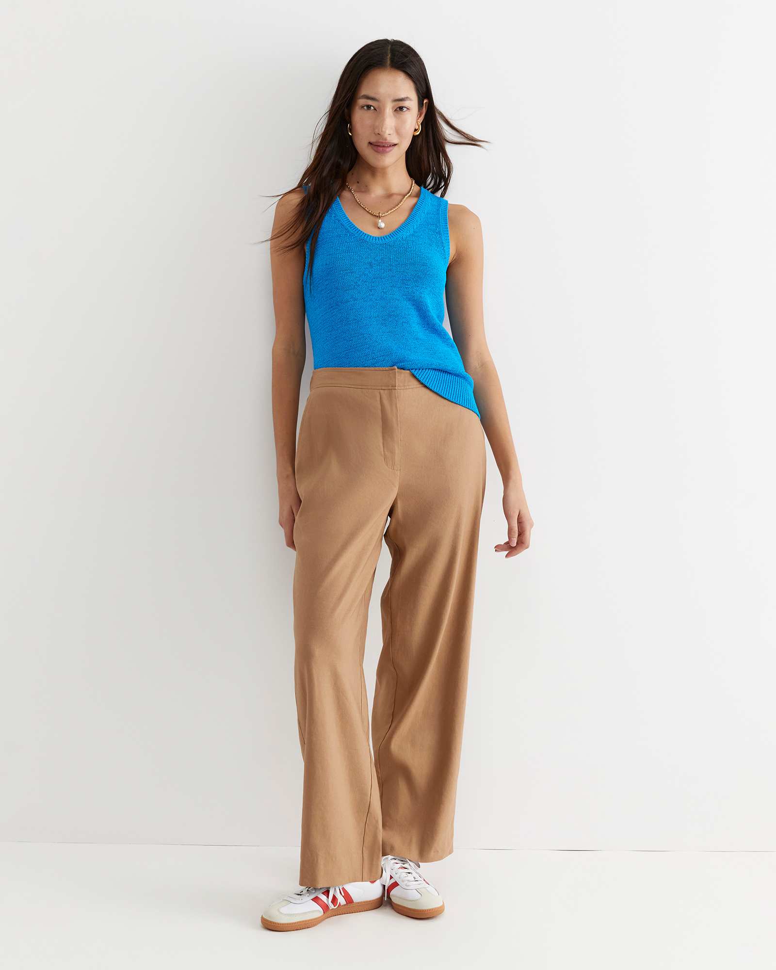 Rosa Wide Leg Linen Pant