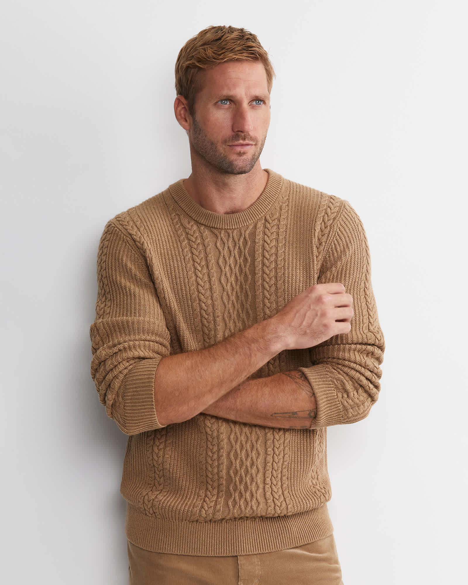 Joshua Cable Crew Knit