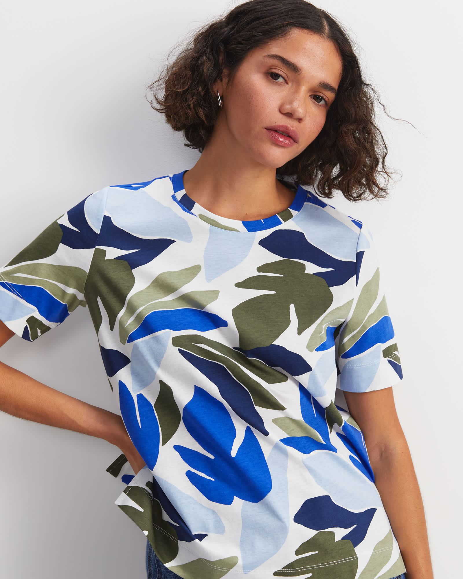 Ivy Mercerised Cotton Tee