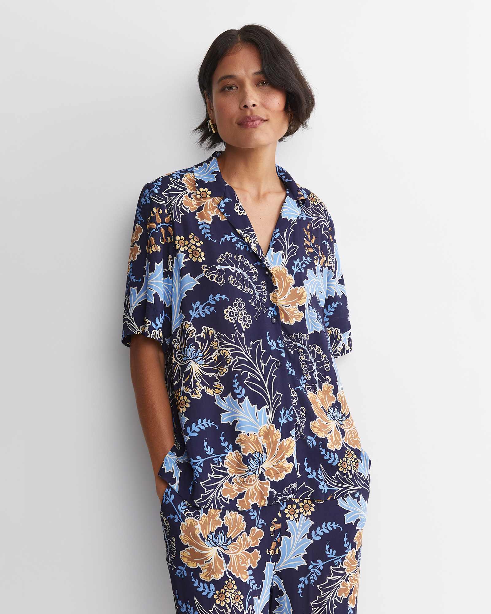 Poppy Liberty Short Sleeve Blouse