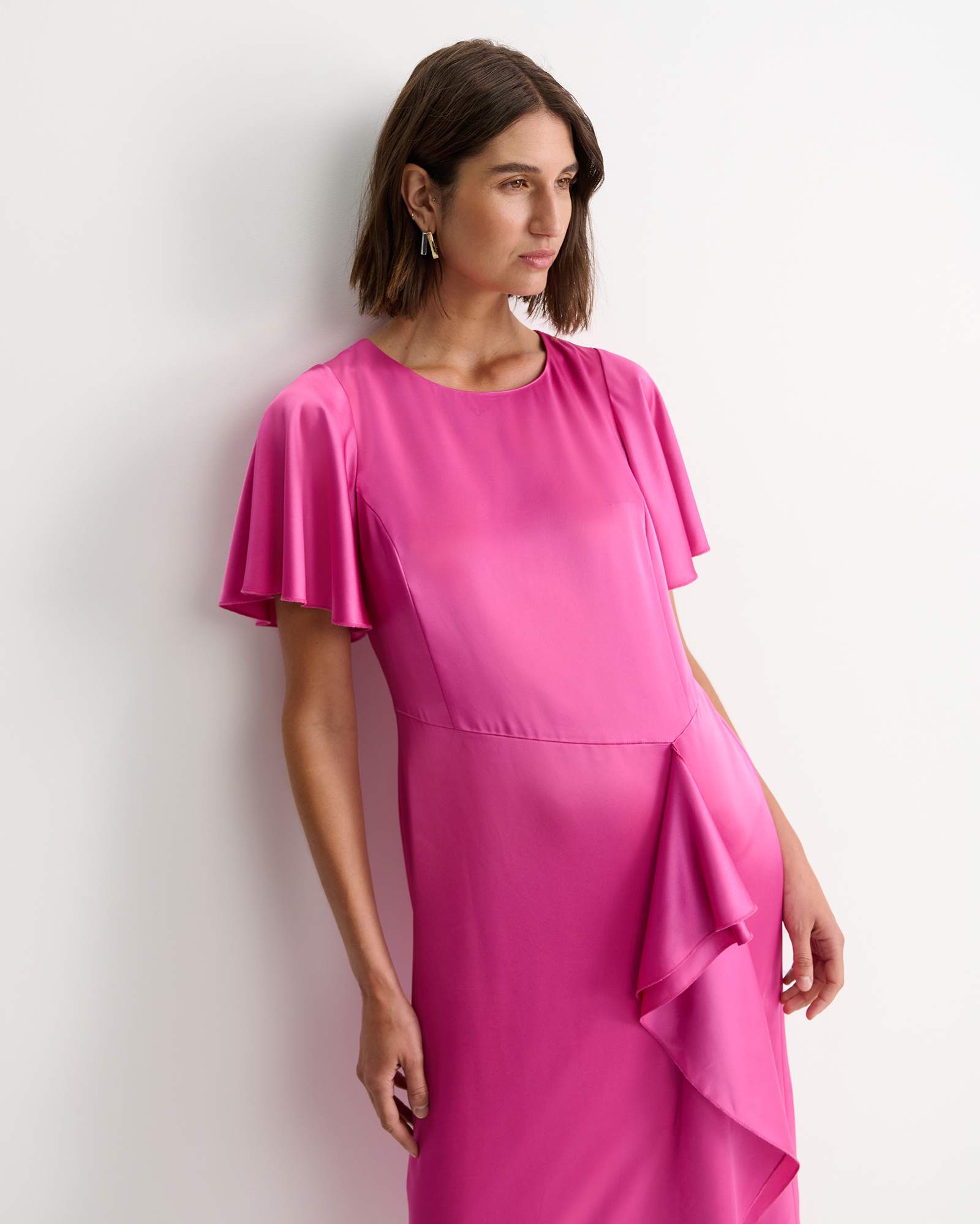 Harlow Ruffle Midi Dress