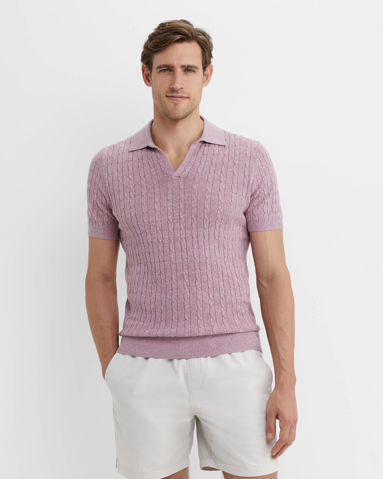 Murrinar Cable Knit Polo