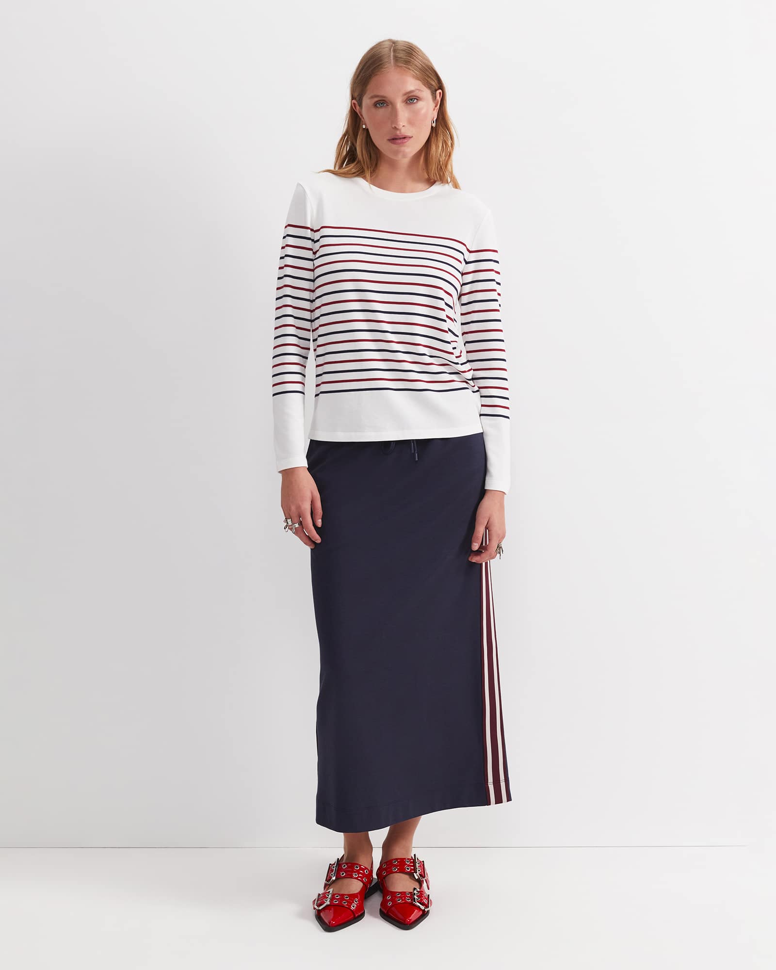 Britta Stripe Long Sleeve Tee
