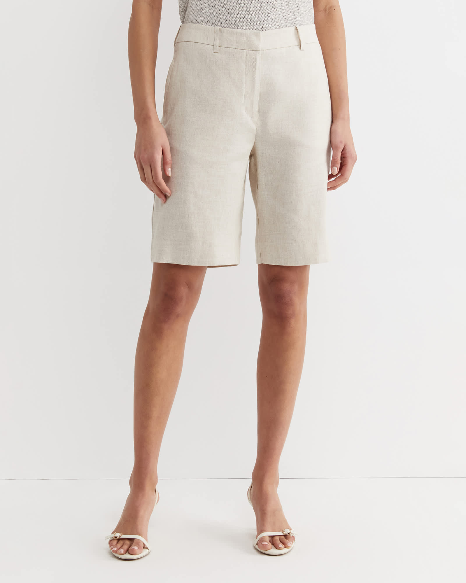 Lena Bermuda Linen Short