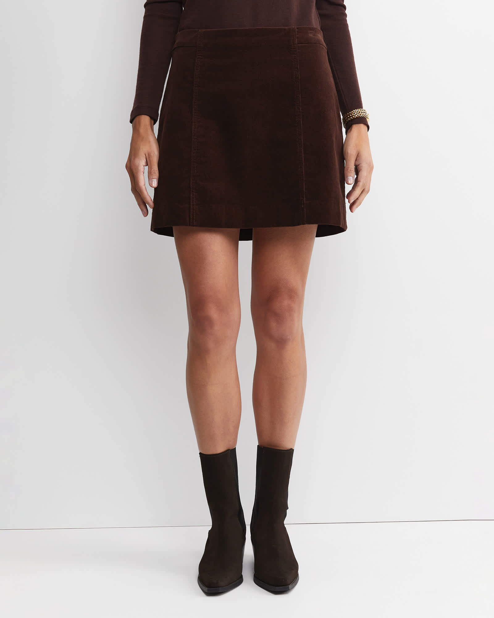 Cleo Cord Mini Skirt
