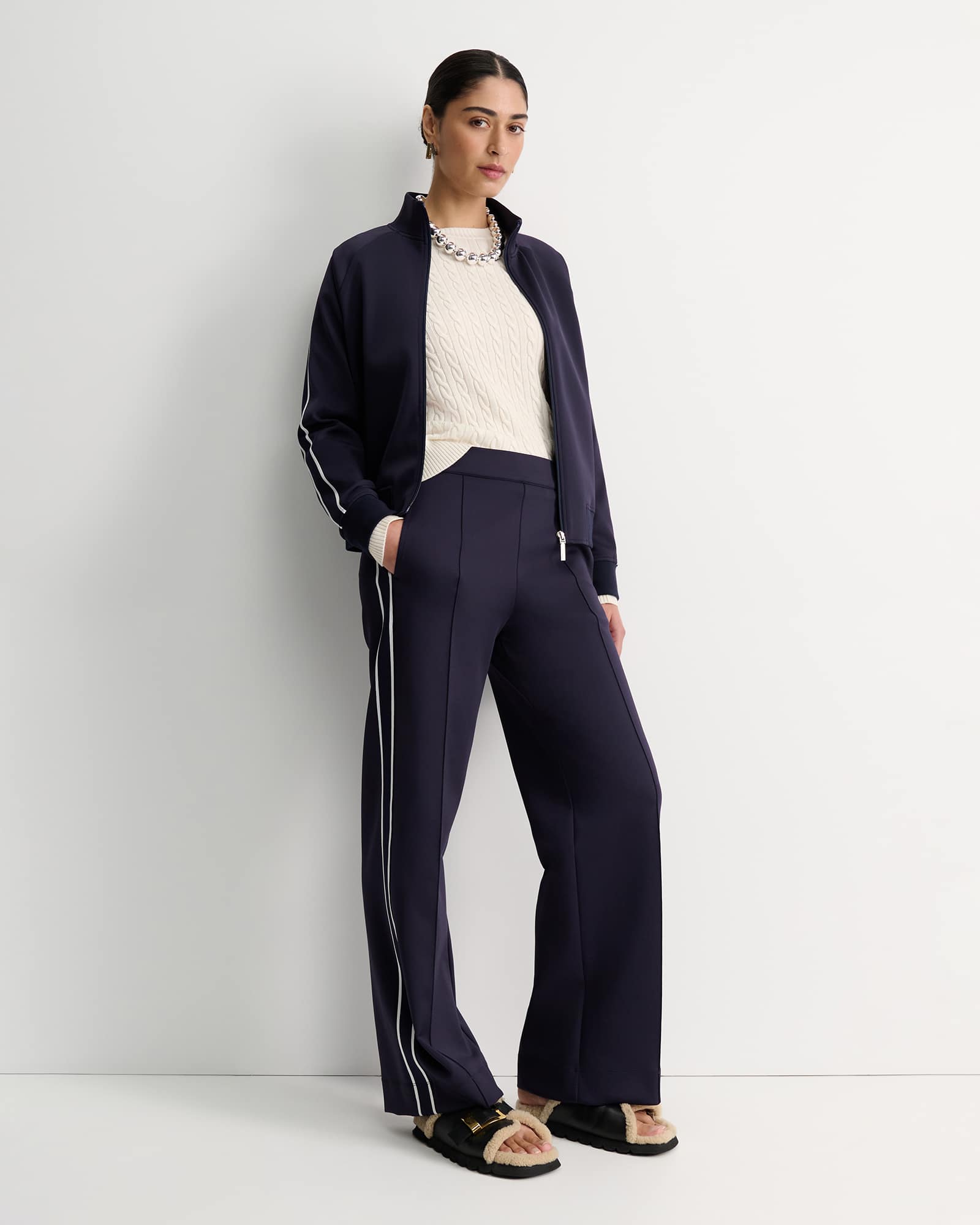 Merino Wool Baby Cable Sweater