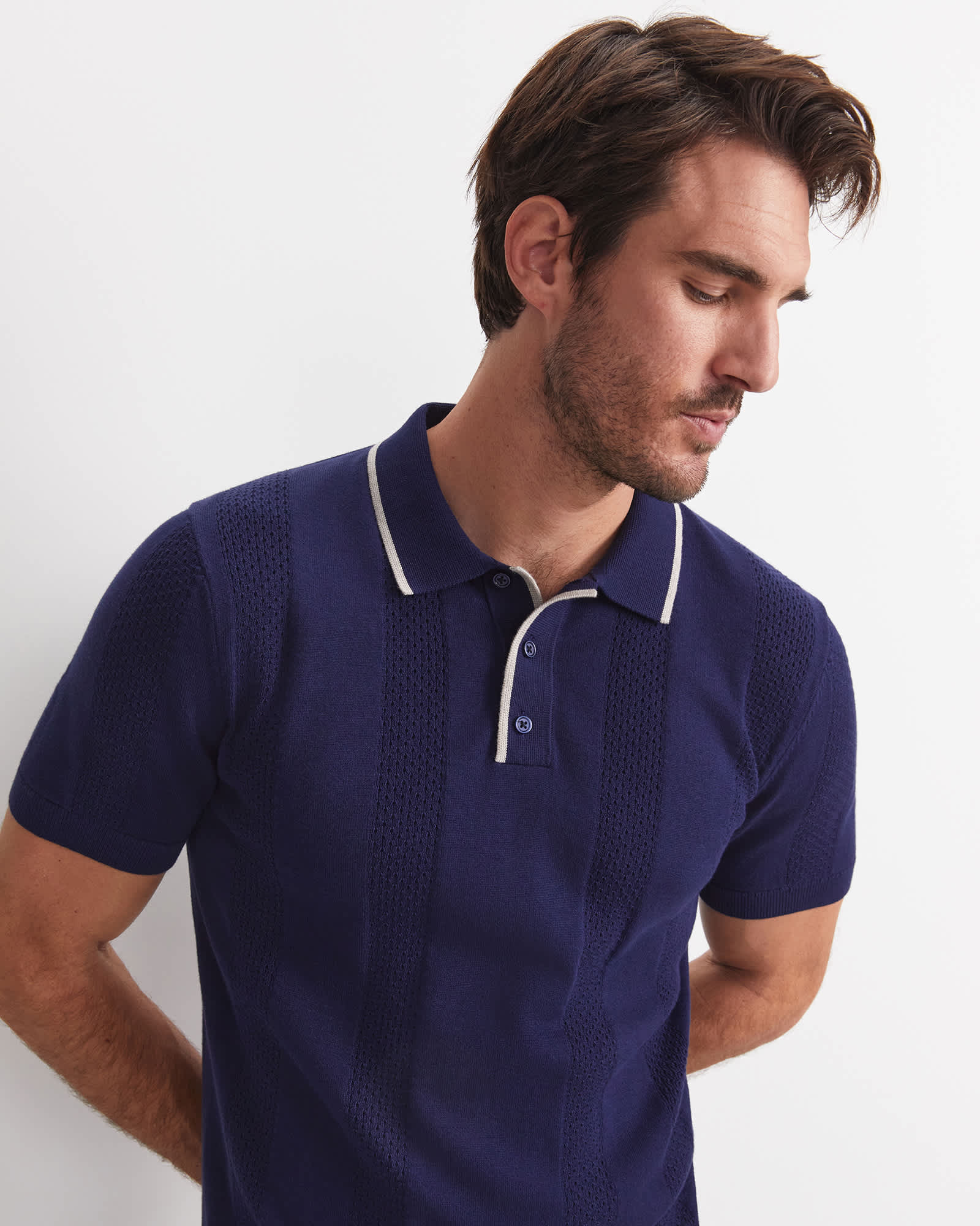 Luka Short Sleeve Knit Polo