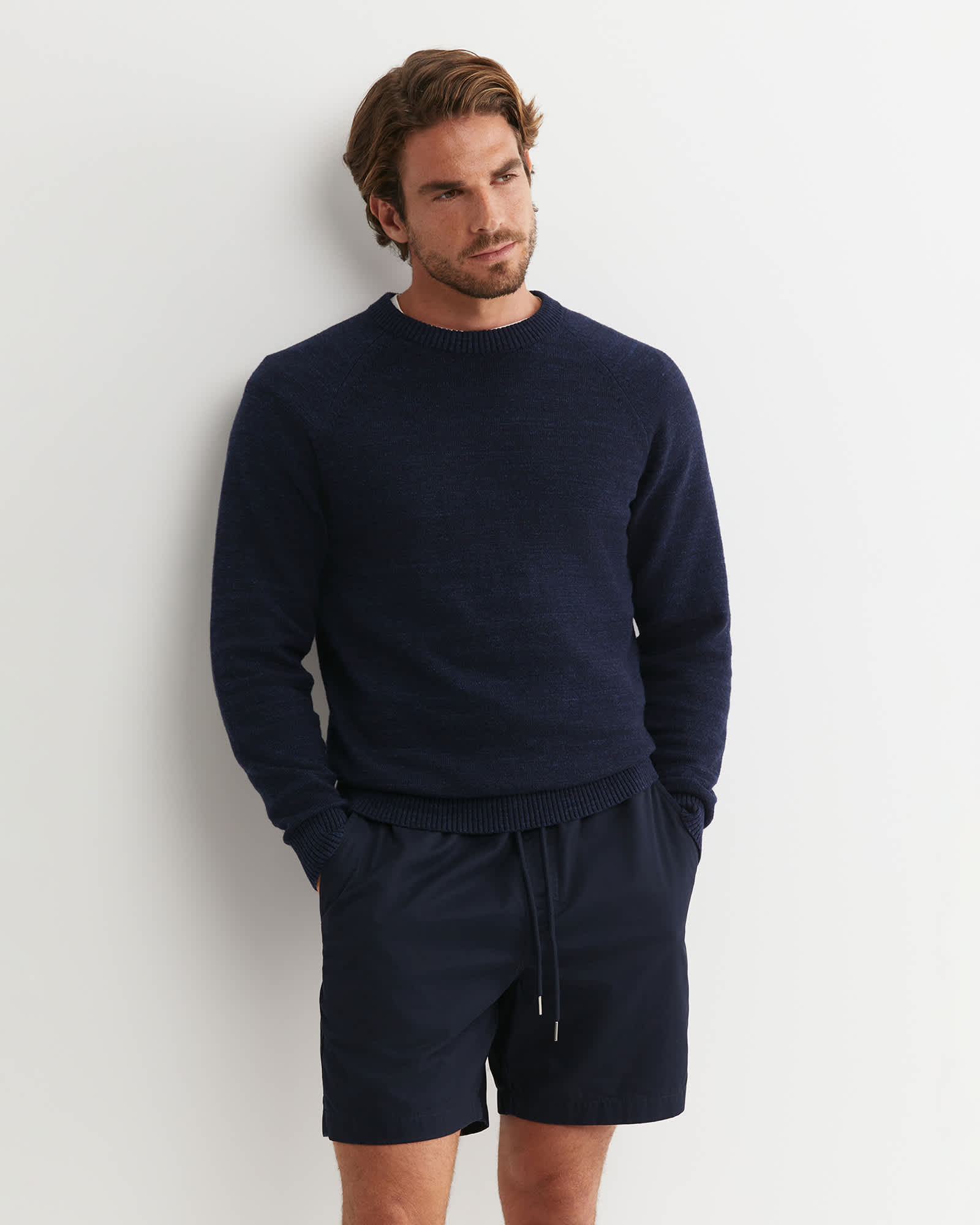 Riley Raglan Crew Neck Knit