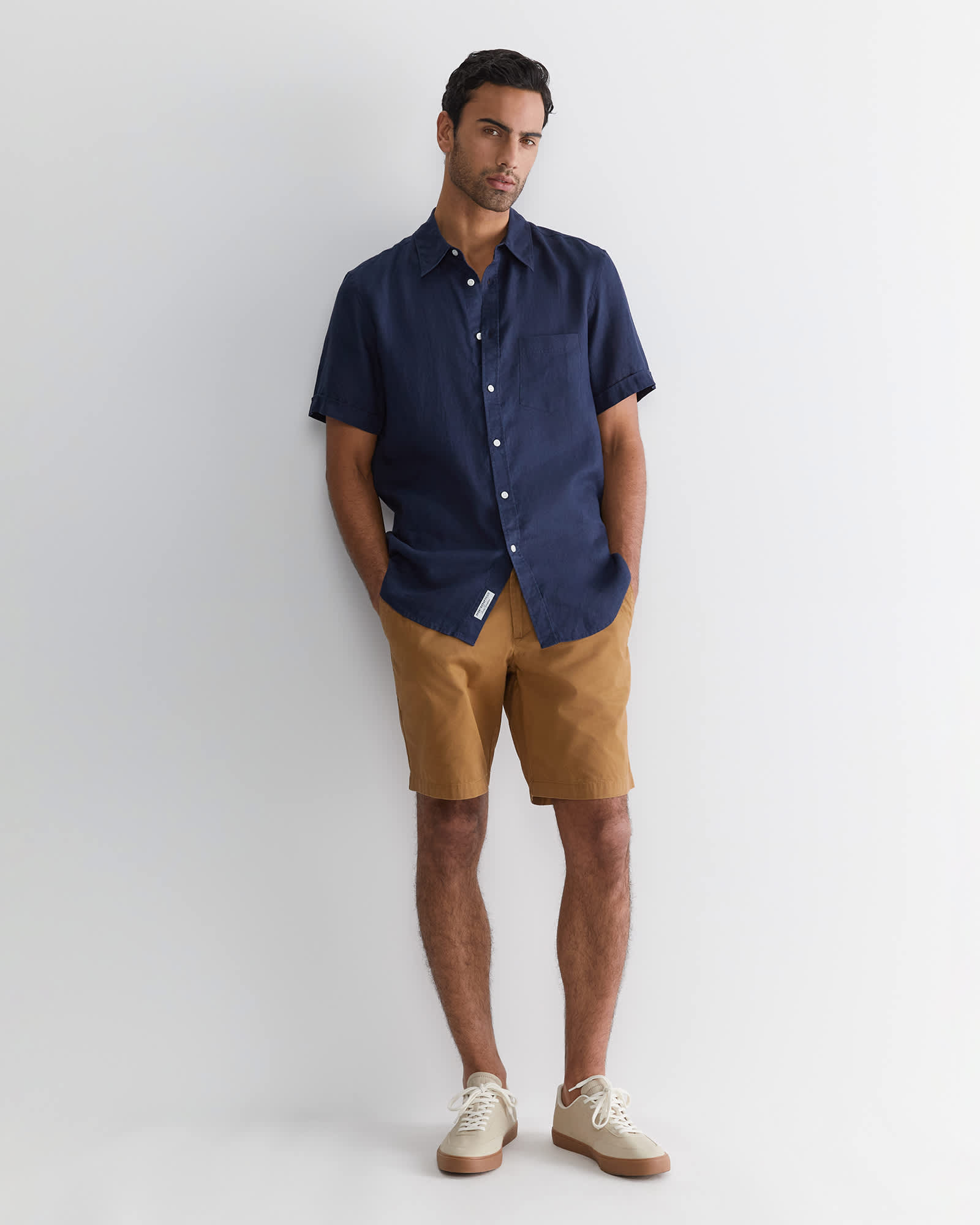Short Sleeve Linen Shirt