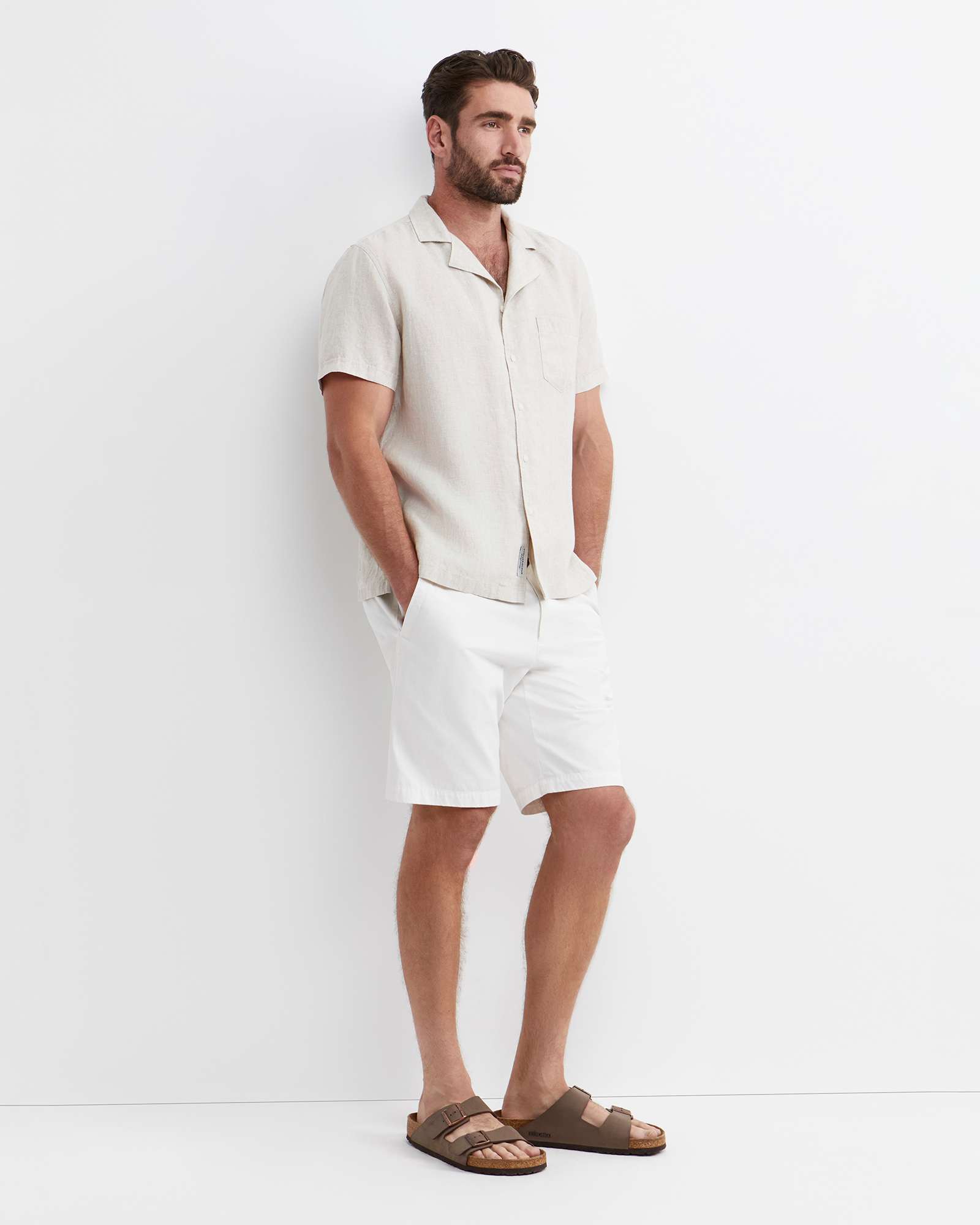 Short Sleeve Stanton Linen Shirt