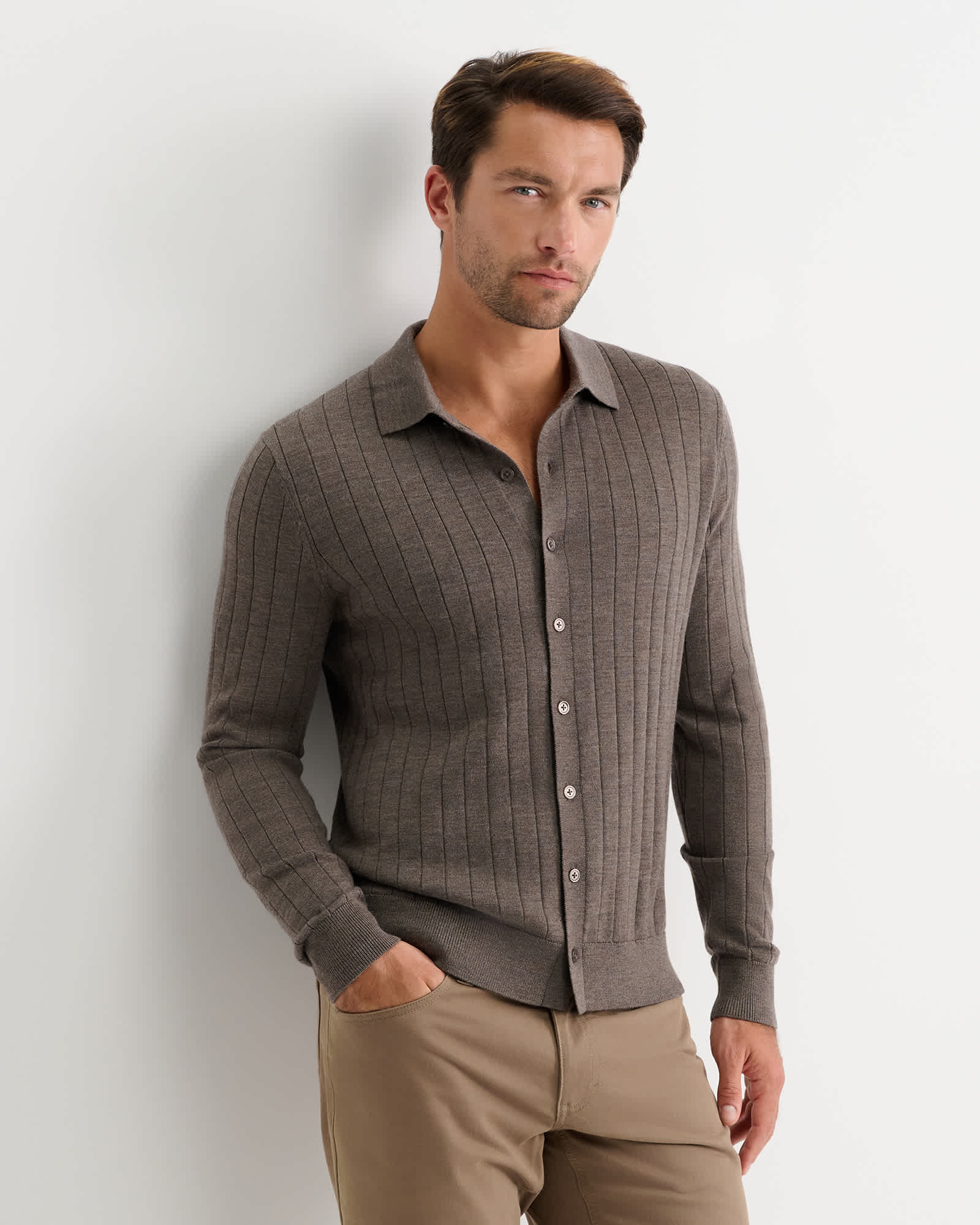Angus Merino Knit Shirt
