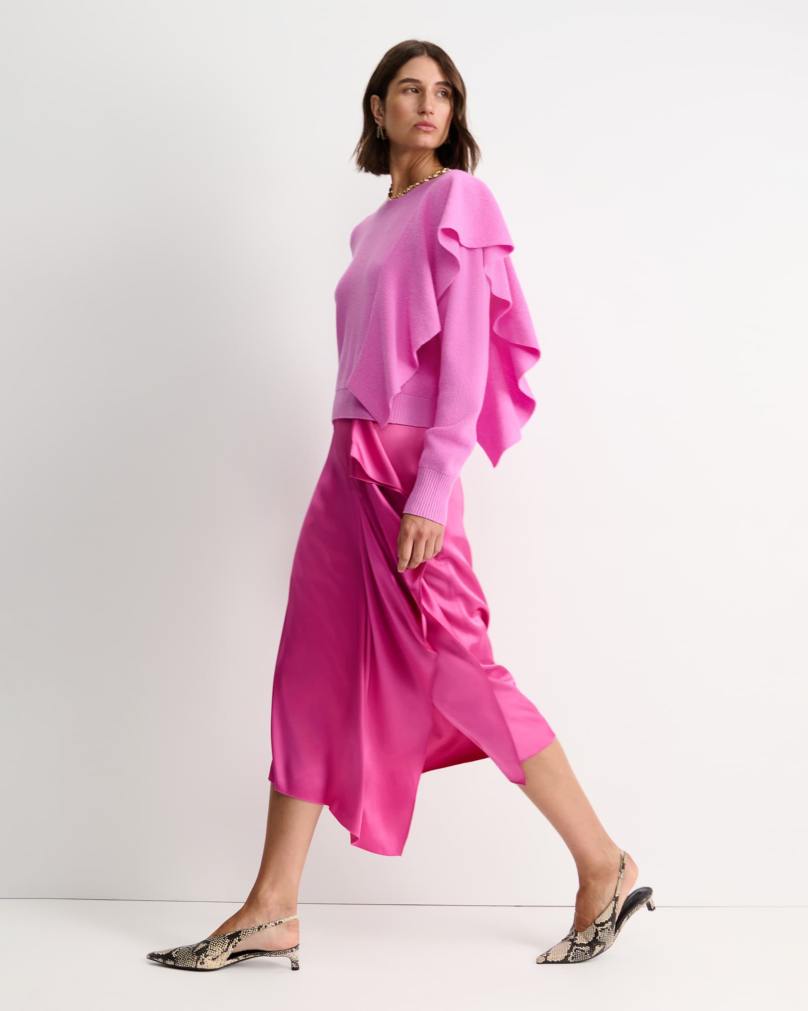 Pearl Ruffle Sweater